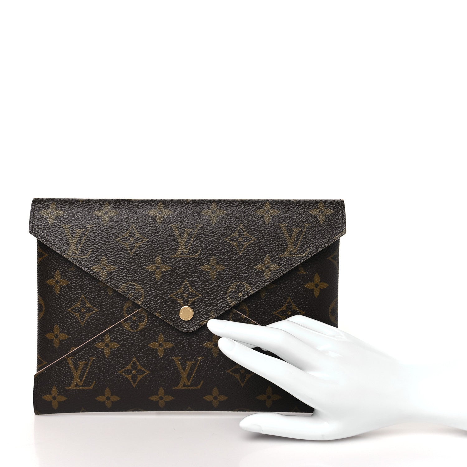 Monogram Large Kirigami Pochette Insert Rose Ballerine