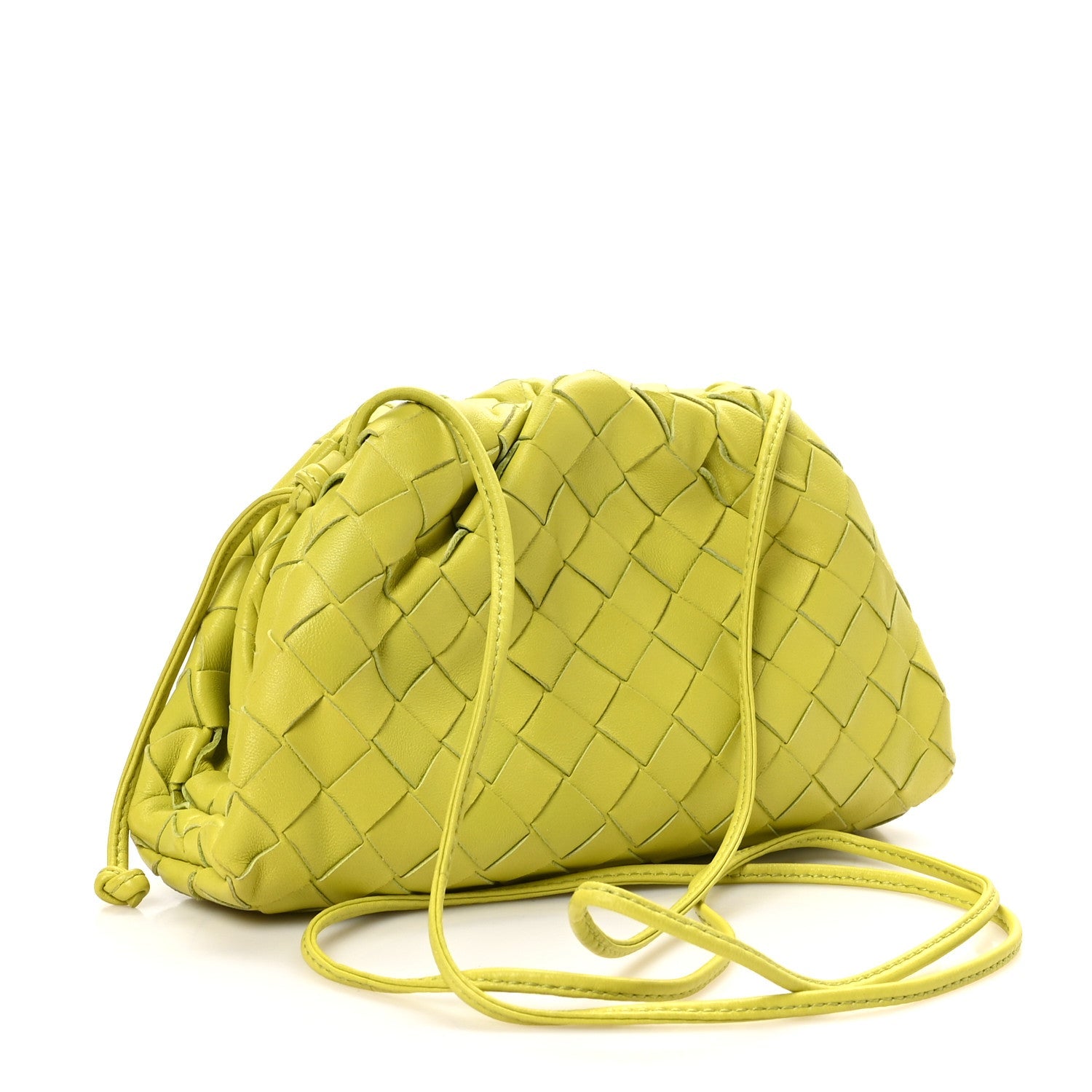 Nappa Intrecciato The Mini Pouch Kiwi
