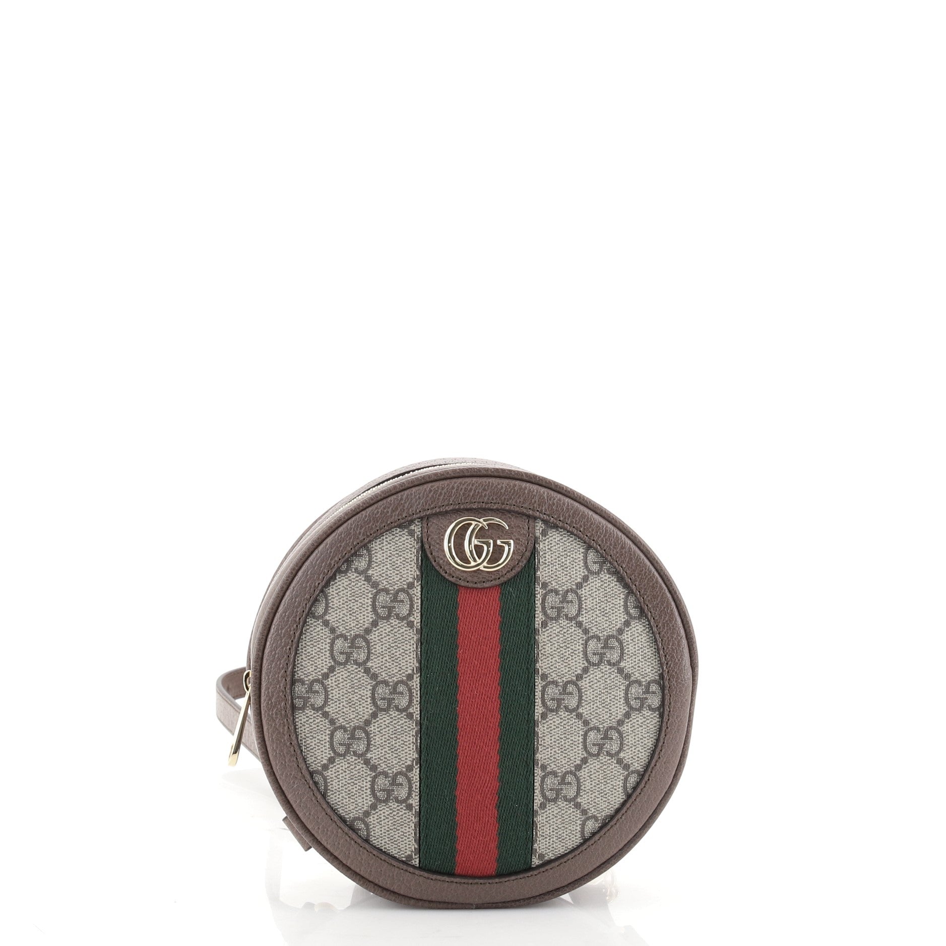 Ophidia Round Backpack GG Coated Canvas Mini