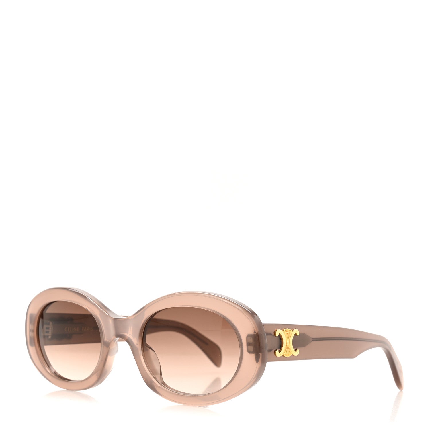 Acetate Triomphe 01 Sunglasses CL 40194U Milky Hazelnut