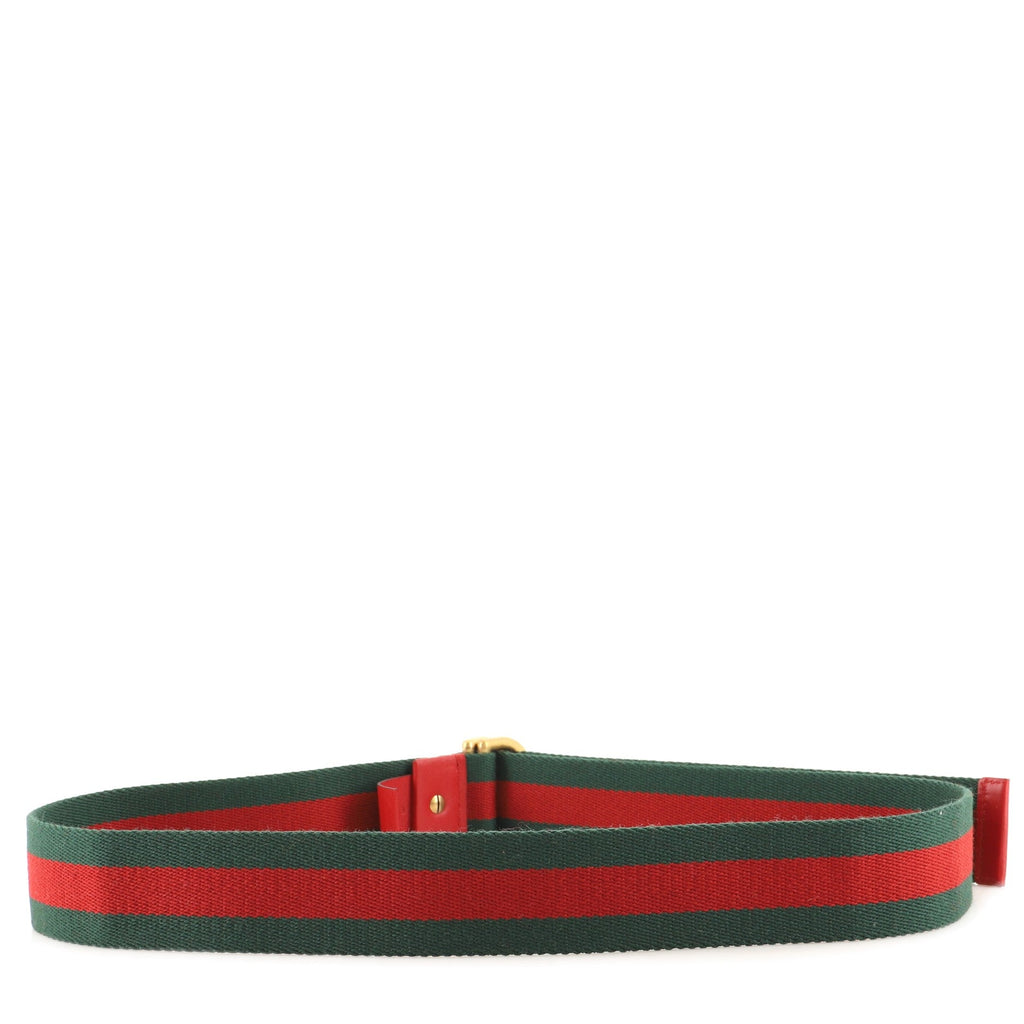 Feline Head Web Belt Canvas Wide 95