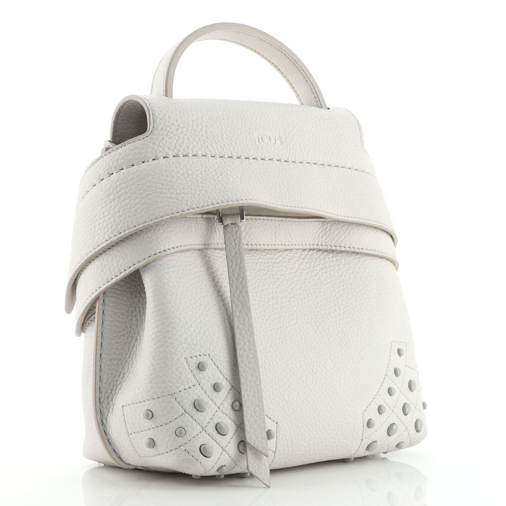 Studded Wave Backpack Leather Mini