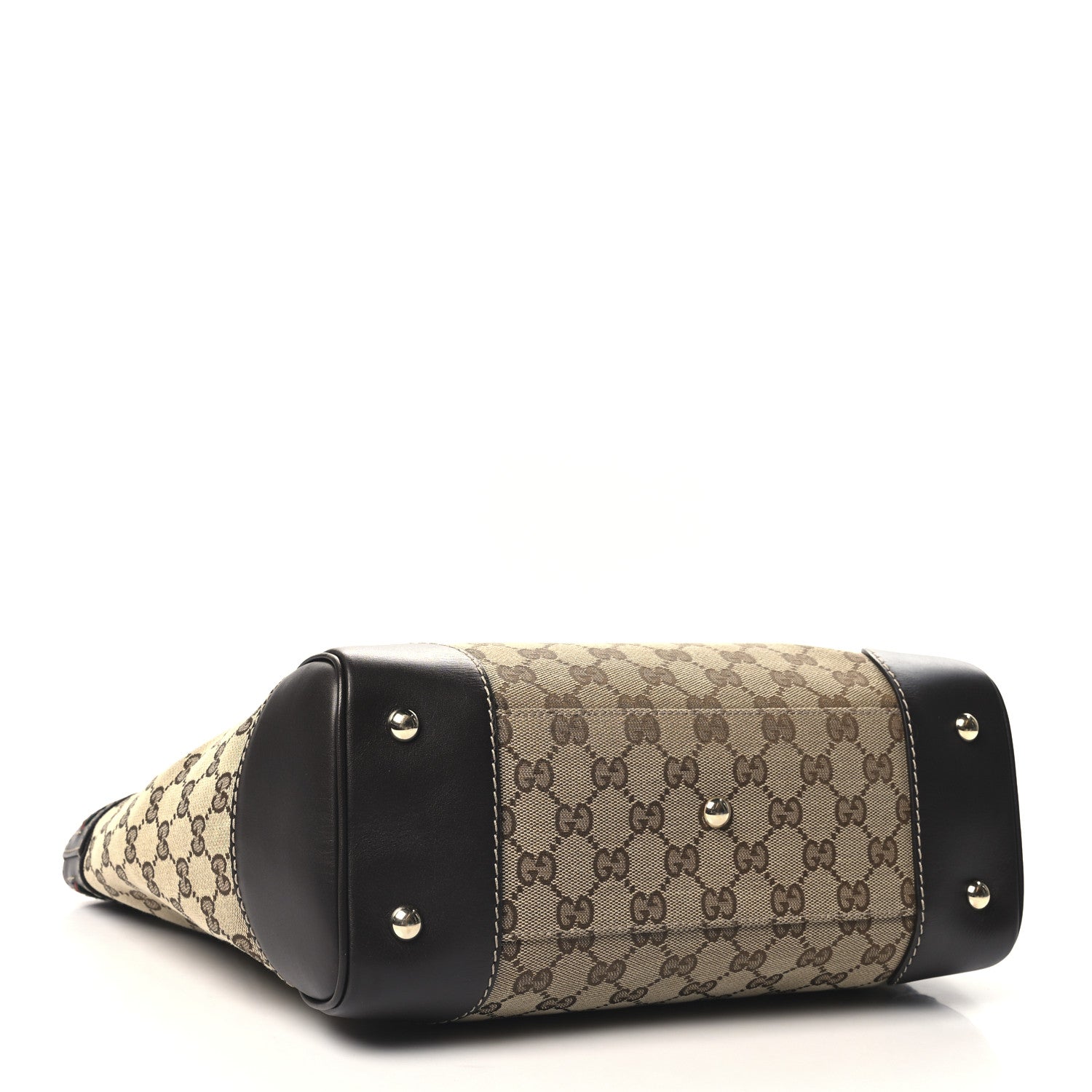 Monogram Web Medium Mayfair Tote Dark Brown