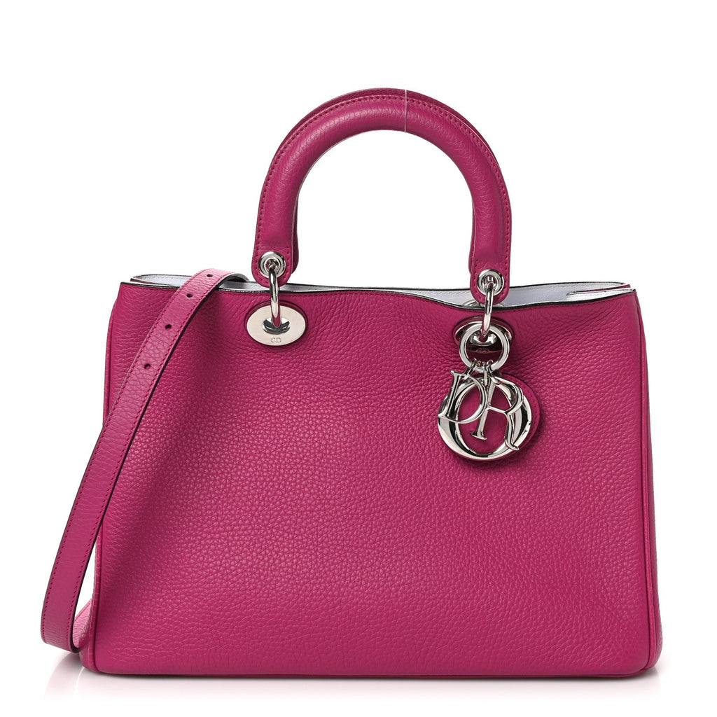Calfskin Medium Diorissimo Bag Fuchsia