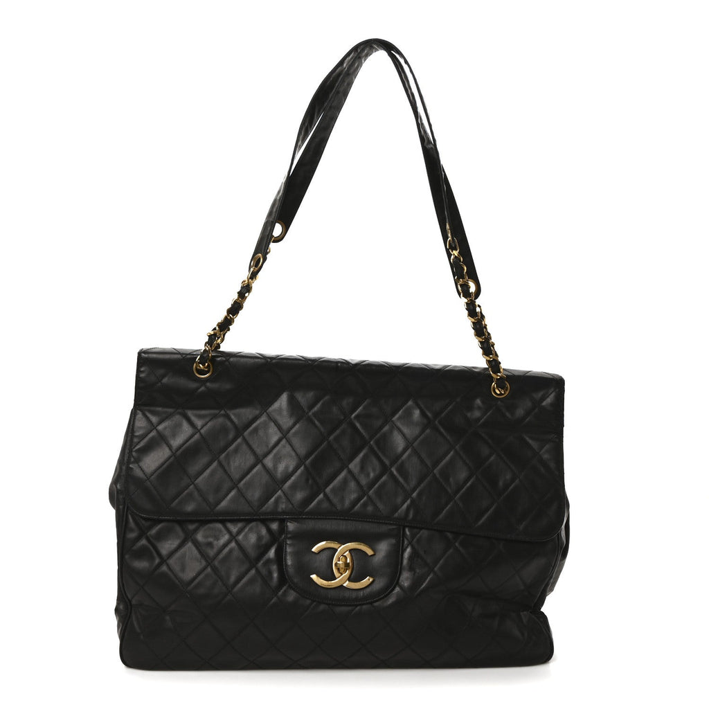 Vinyl XXL Jumbo Maxi Flap Bag