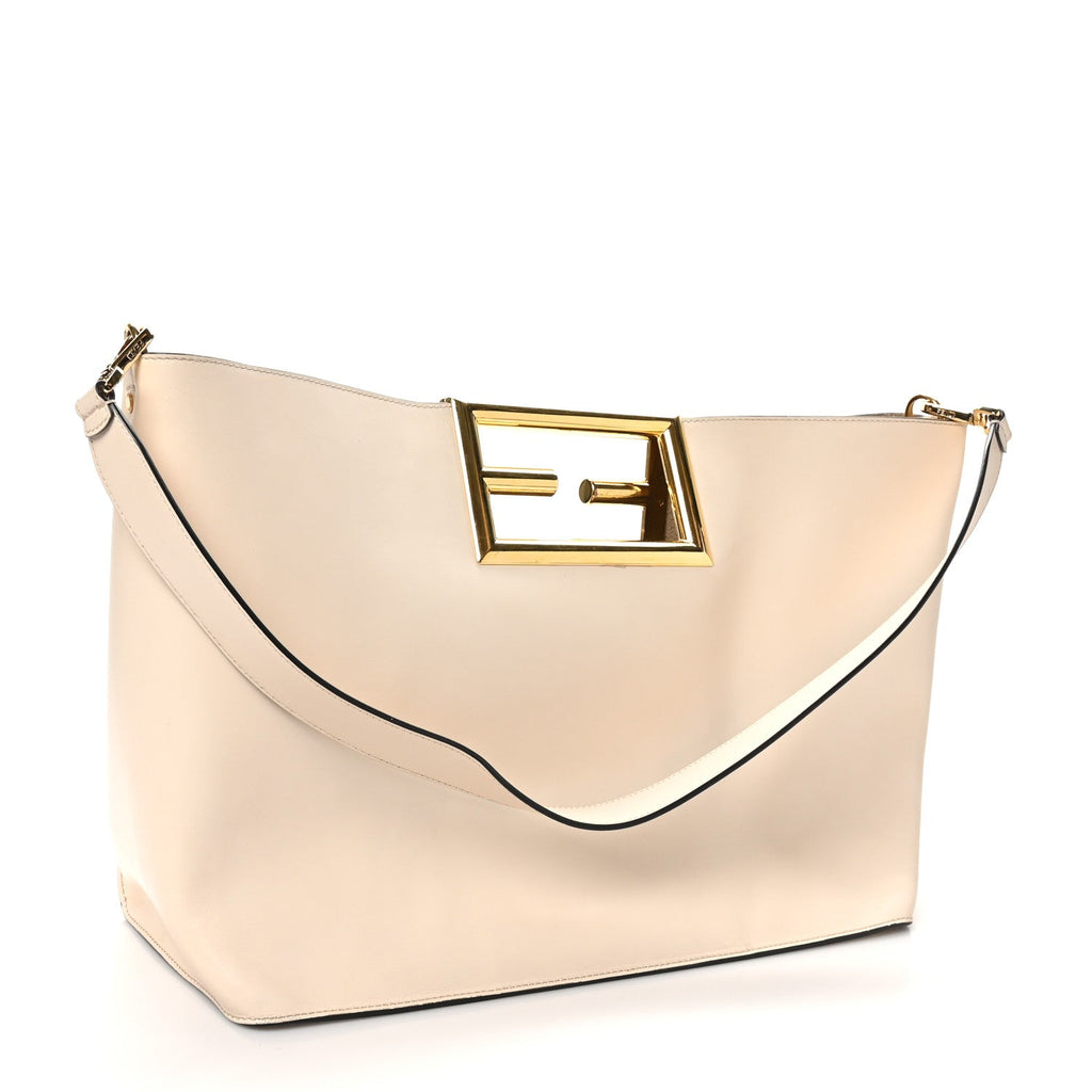 Vitello King Medium Fendi Way Tote Camelia