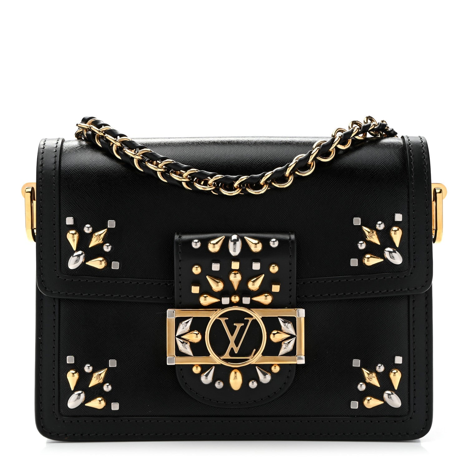 Epi Embellished Mini Dauphine Black