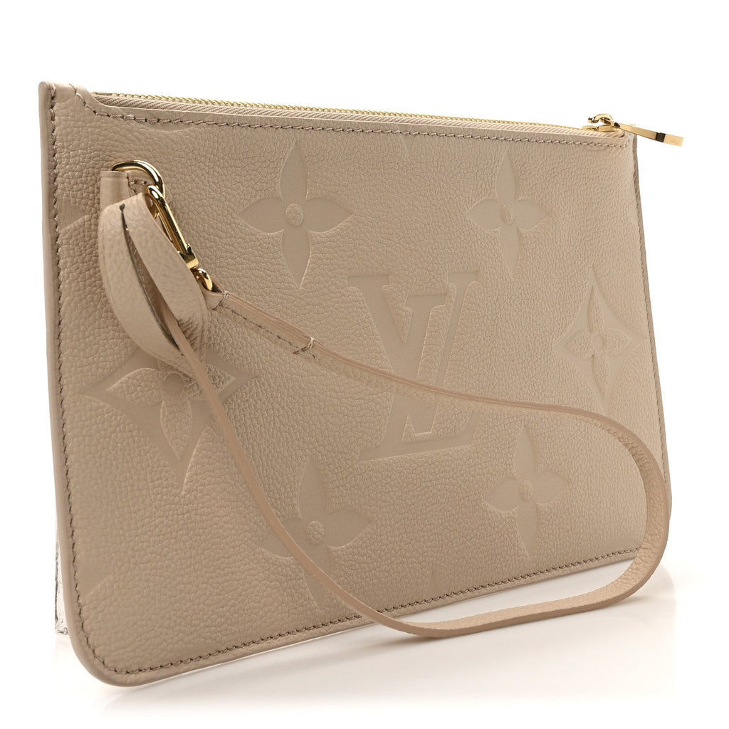 Empreinte Monogram Giant Neverfull MM Pochette Cream