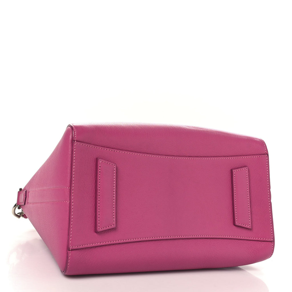 Sugar Goatskin Small Antigona Fuchsia