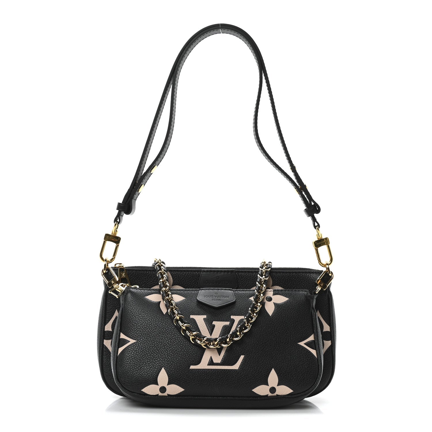Empreinte Monogram Giant Multi Pochette Accessories Black Beige