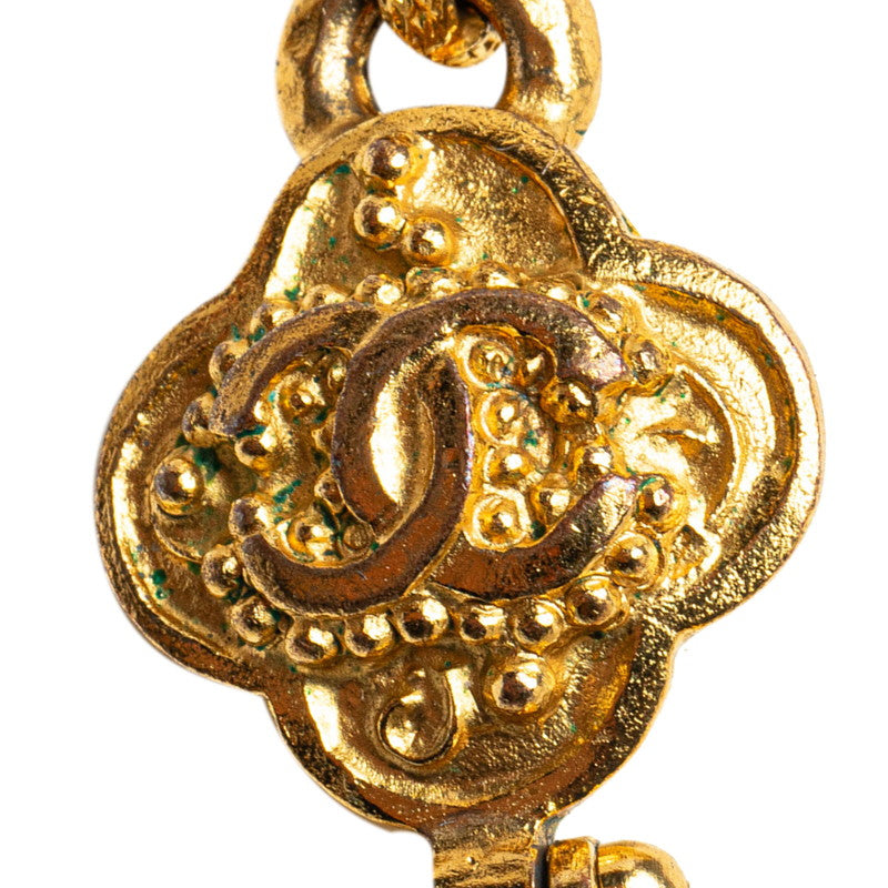 Chanel Gripoix Coco Mark Flower Necklace