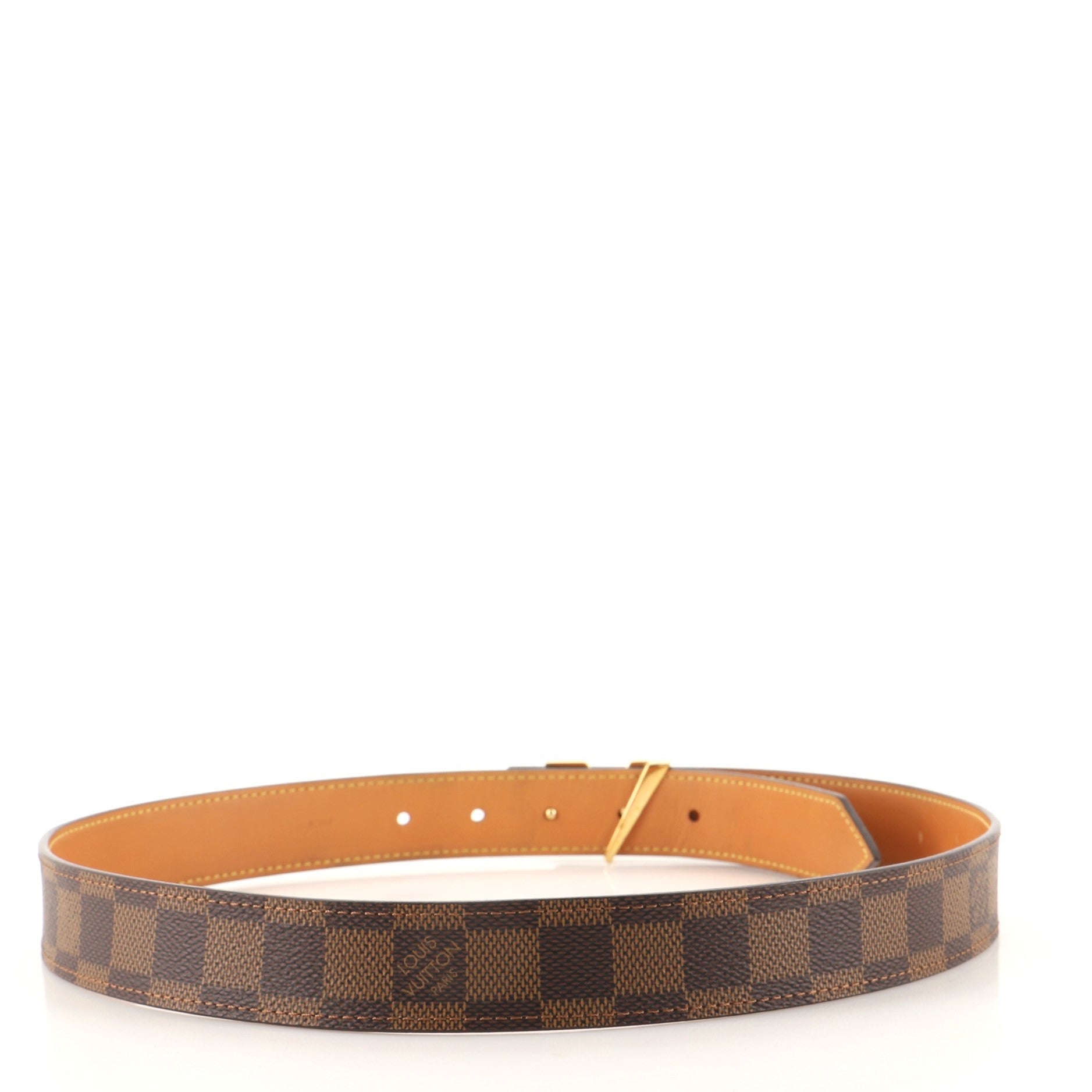 Essential V Belt Damier Medium 80