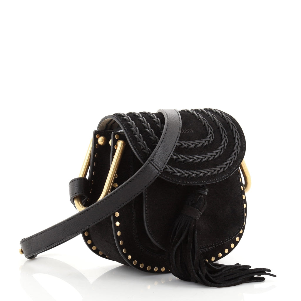 Hudson Handbag Whipstitch Suede Mini