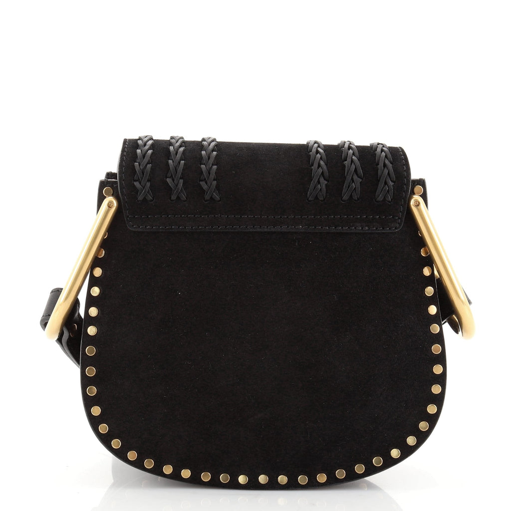 Hudson Handbag Whipstitch Suede Mini