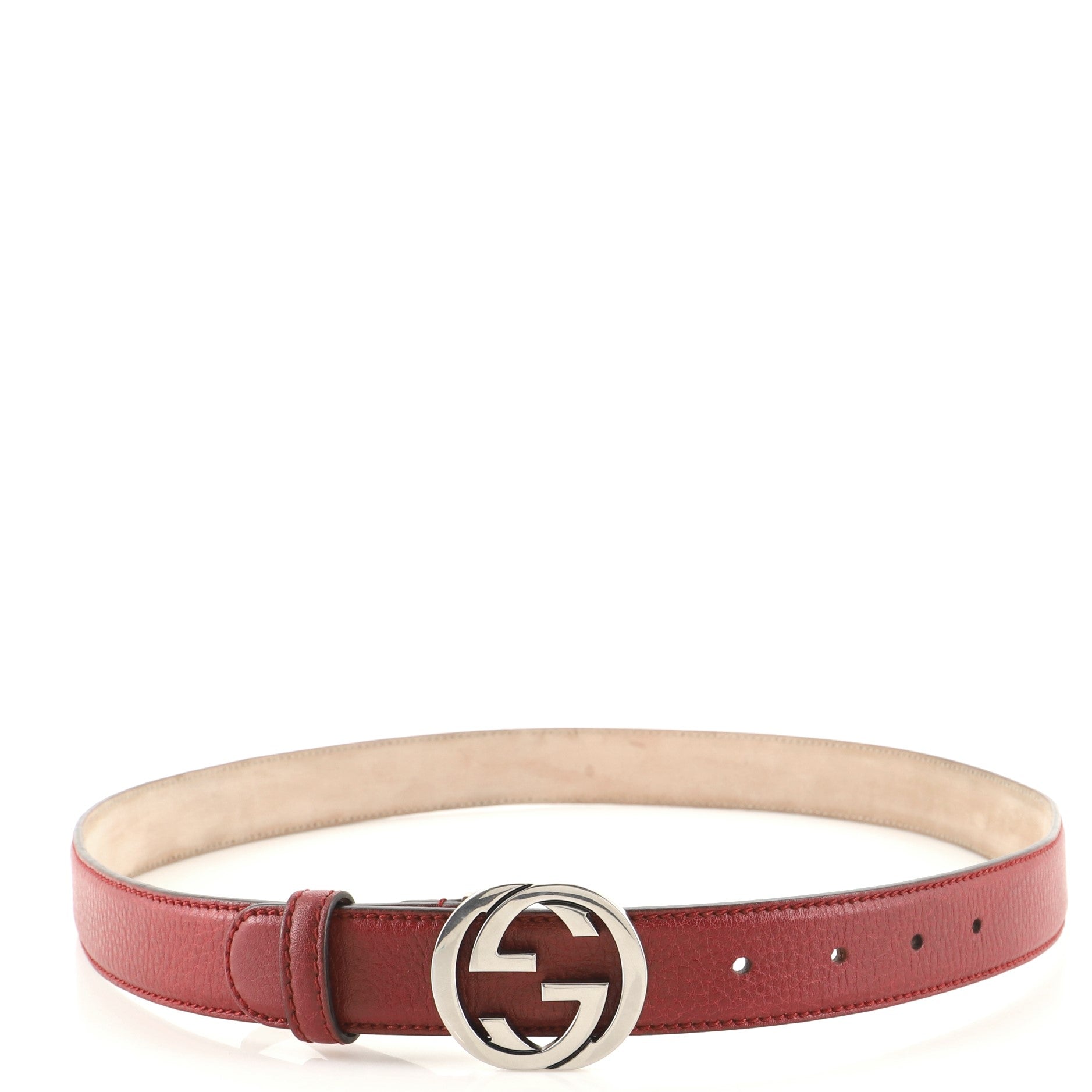 Interlocking G Belt Leather Medium