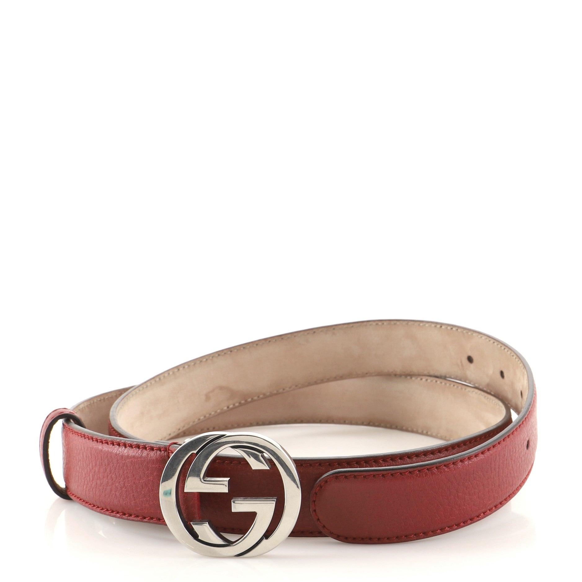 Interlocking G Belt Leather Medium
