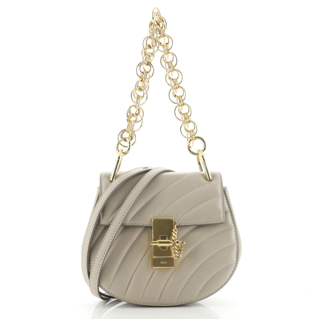 Drew Bijou Crossbody Bag Quilted Leather Mini