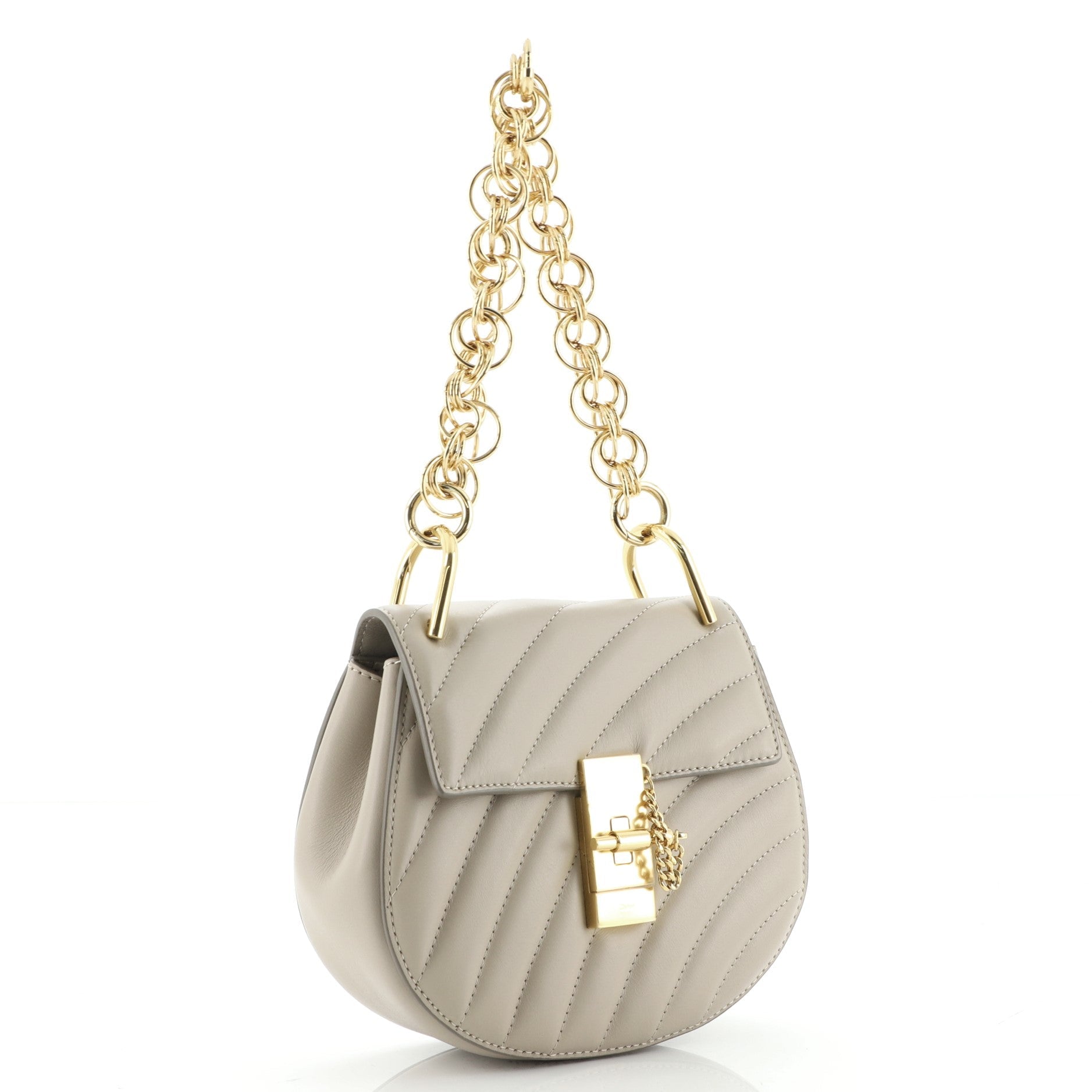 Drew Bijou Crossbody Bag Quilted Leather Mini