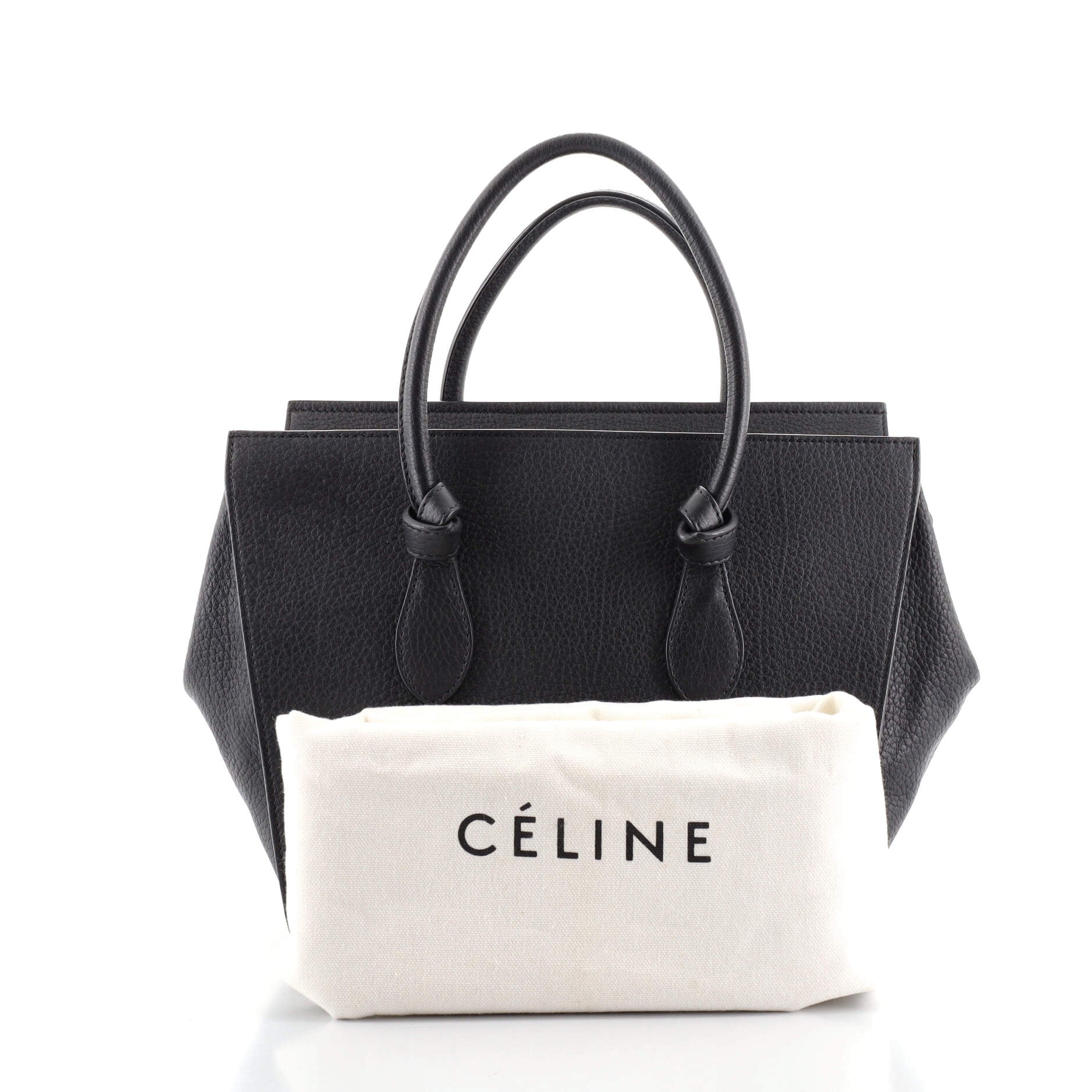 Tie Knot Tote Grainy Leather Mini