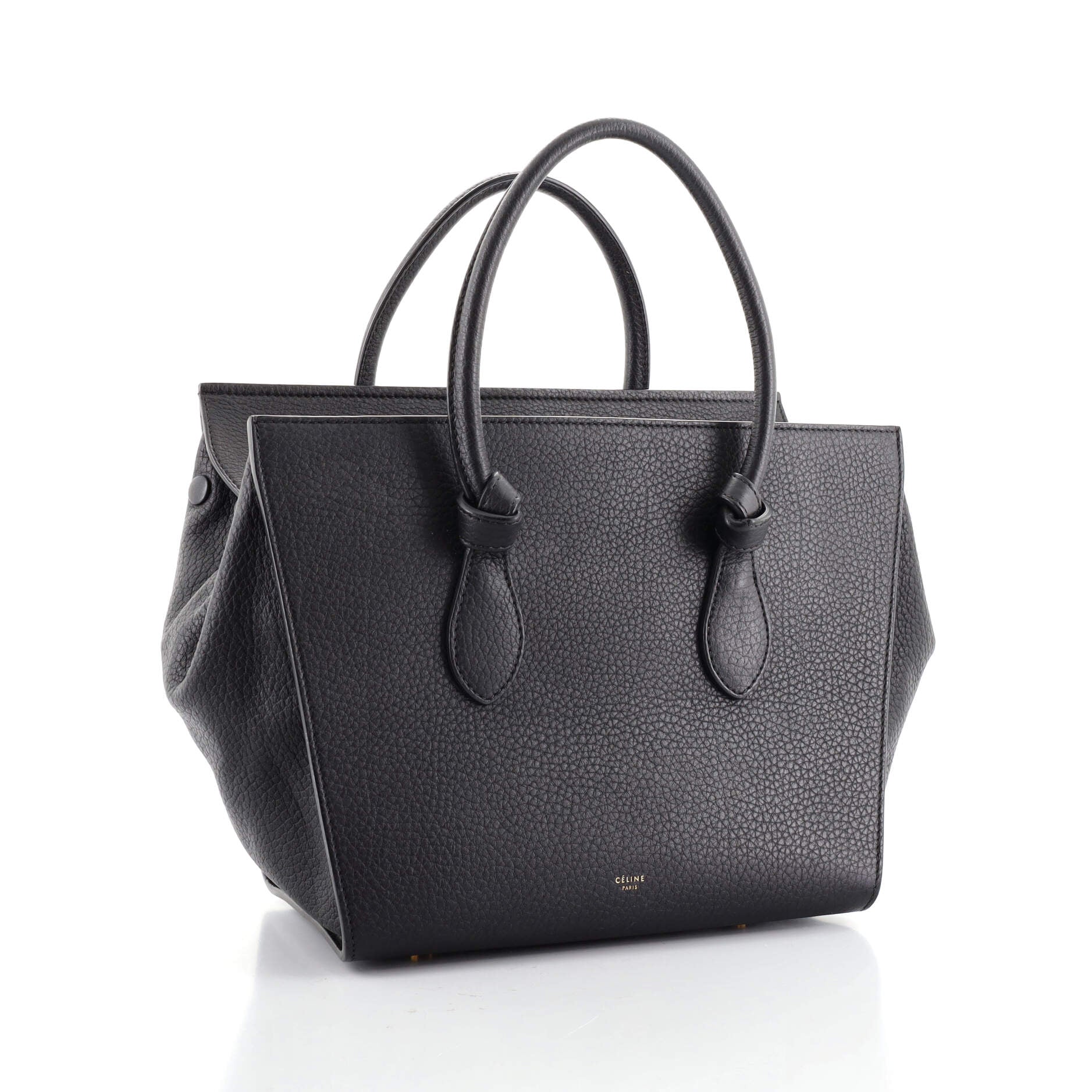 Tie Knot Tote Grainy Leather Mini