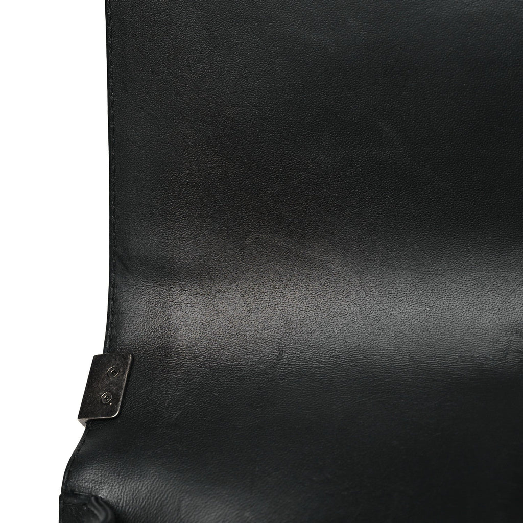 Lambskin Medium Celtic Boy Flap Black