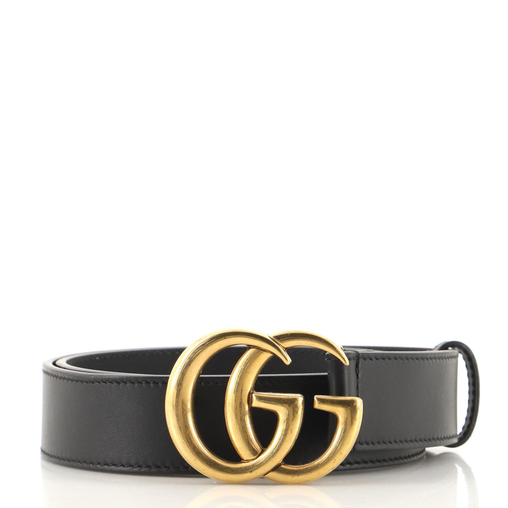 GG Marmont Belt Leather Medium 75
