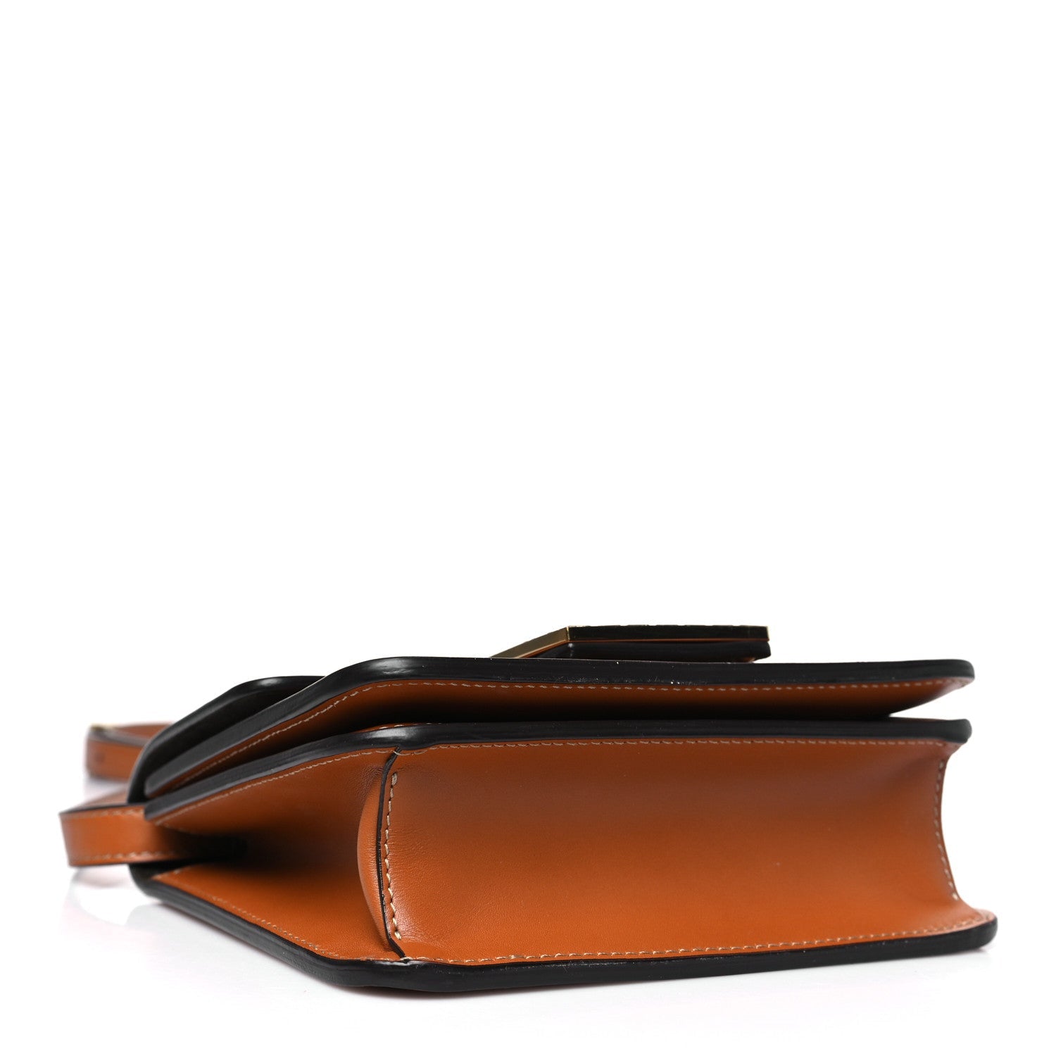 Vitello King Crystal Fab Crossbody Bag Cuoio