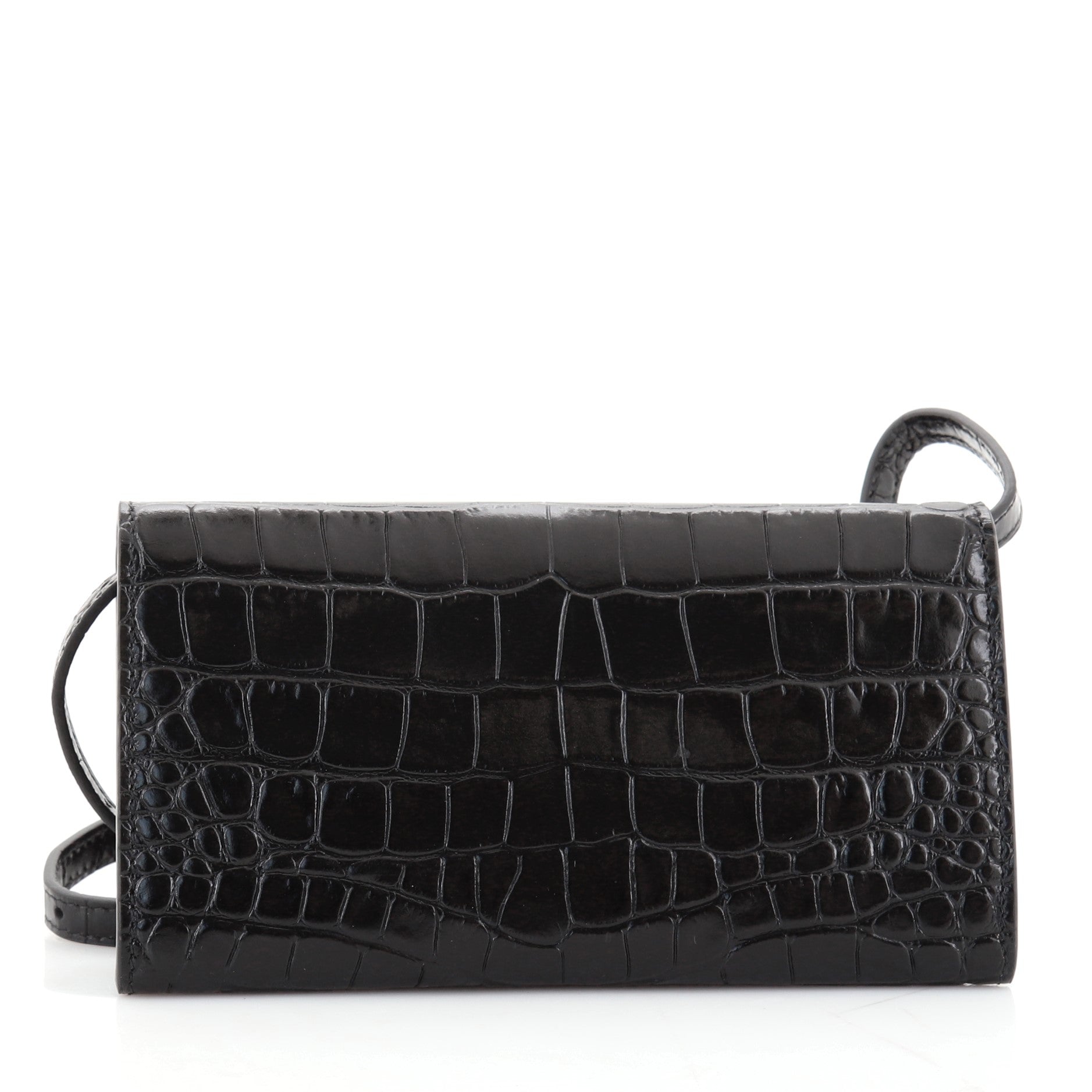 Touch B. Crossbody Bag Crocodile Embossed Leather Mini
