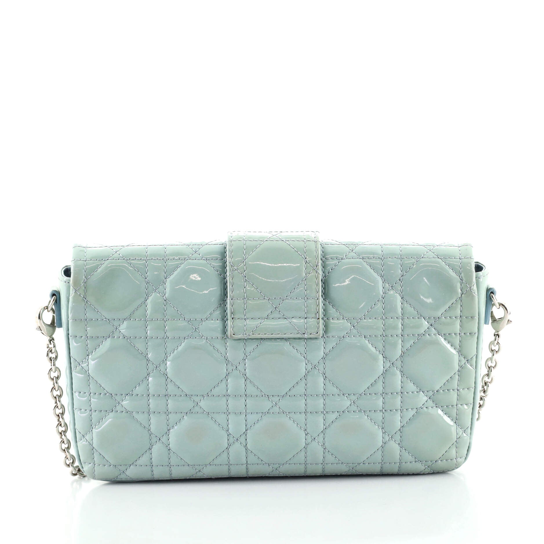 New Lock Pouch Cannage Quilt Patent Mini