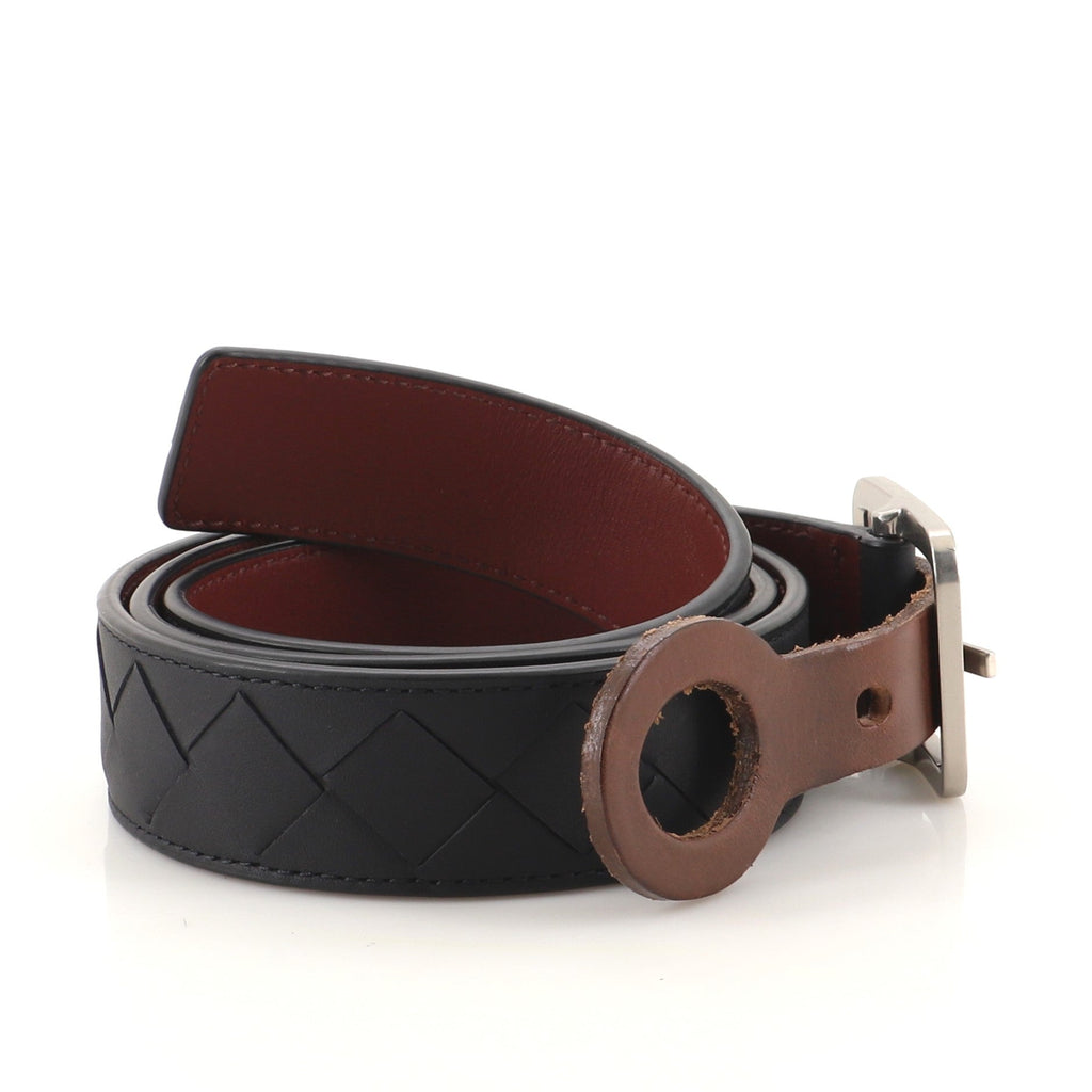 Buckle Belt Intrecciato Nappa Wide 85