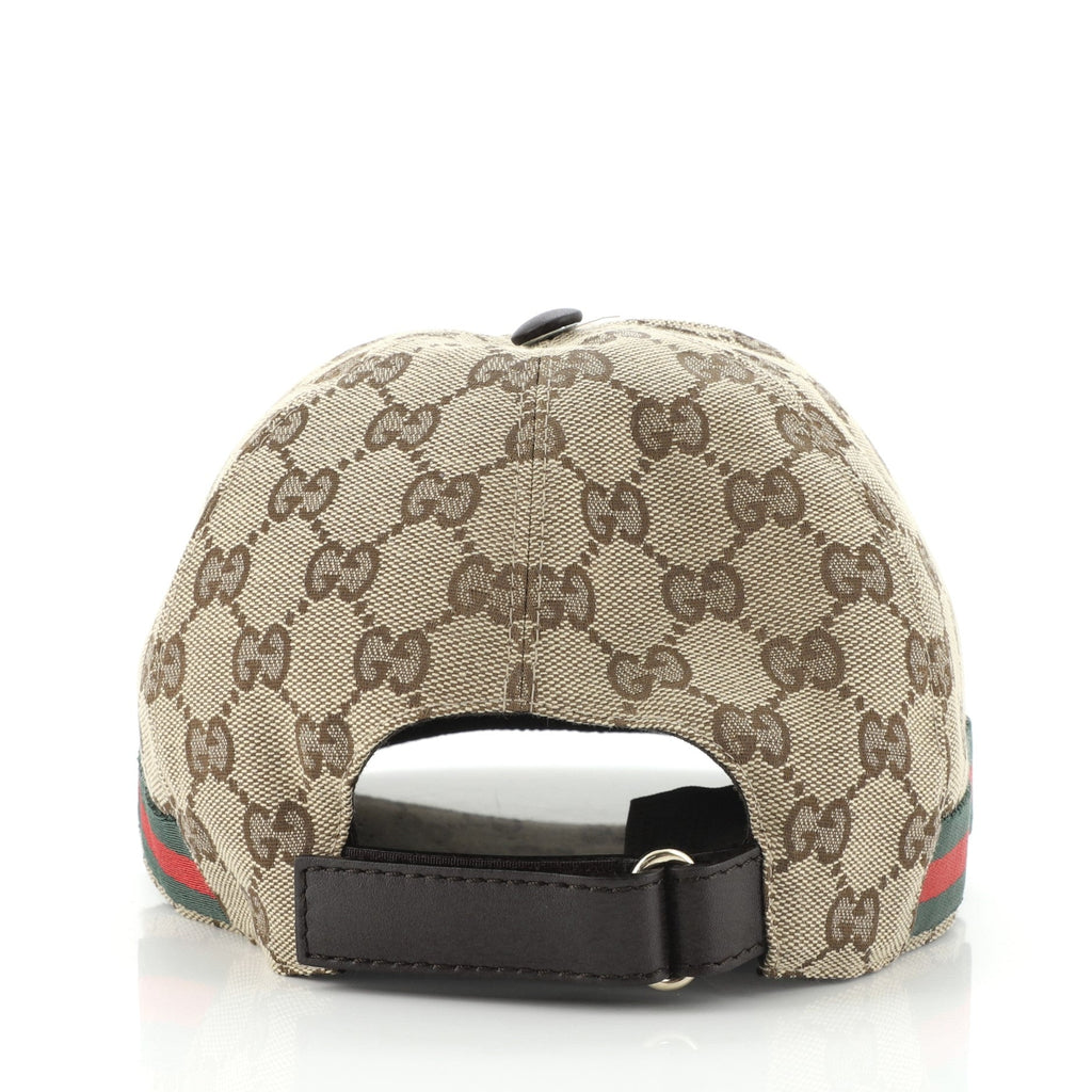 Web Baseball Cap GG Canvas Large
