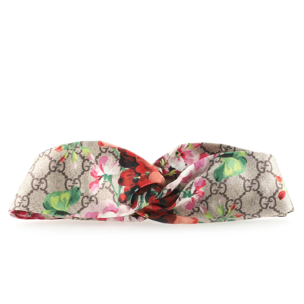 Headband Blooms Print GG Silk XS