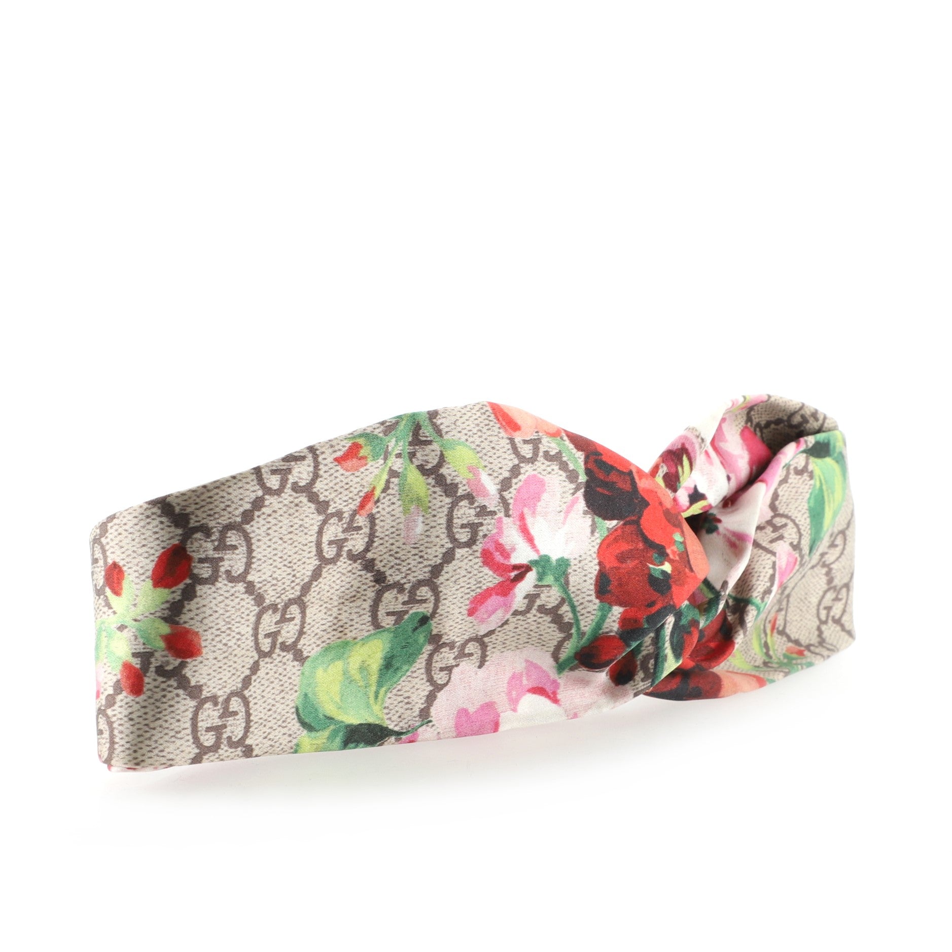 Headband Blooms Print GG Silk XS