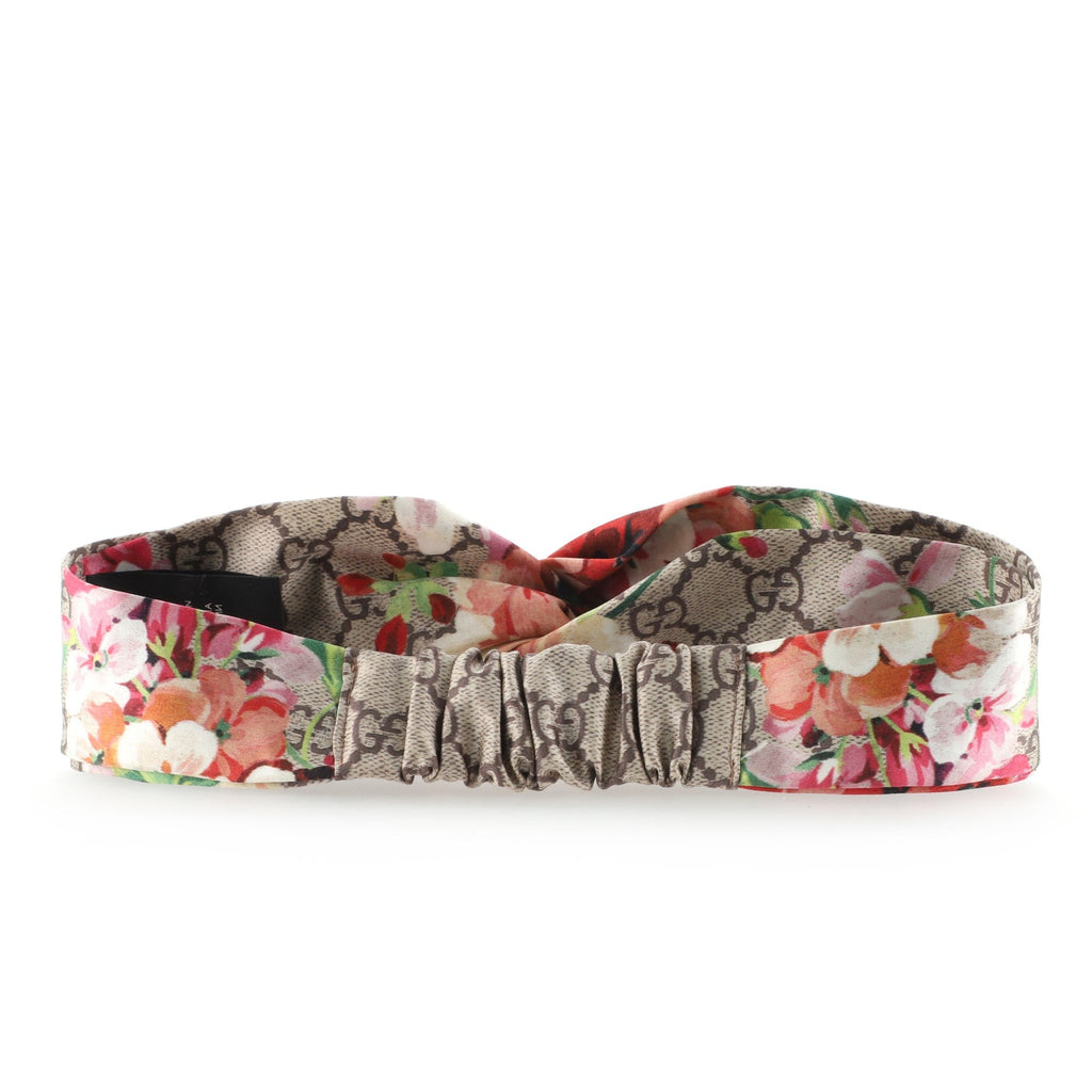 Headband Blooms Print GG Silk XS