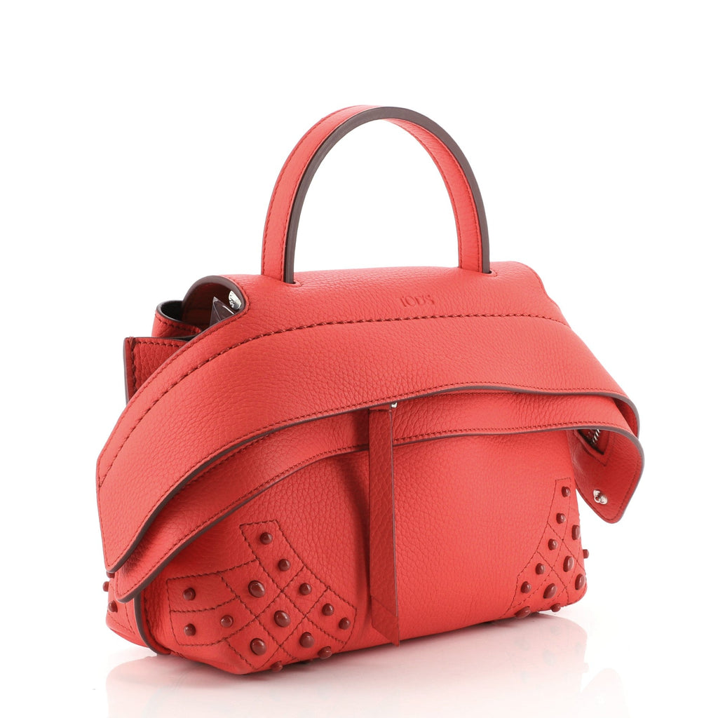 Studded Wave Bag Leather Mini