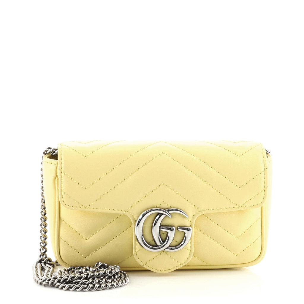 GG Marmont Flap Bag Matelasse Leather Super Mini