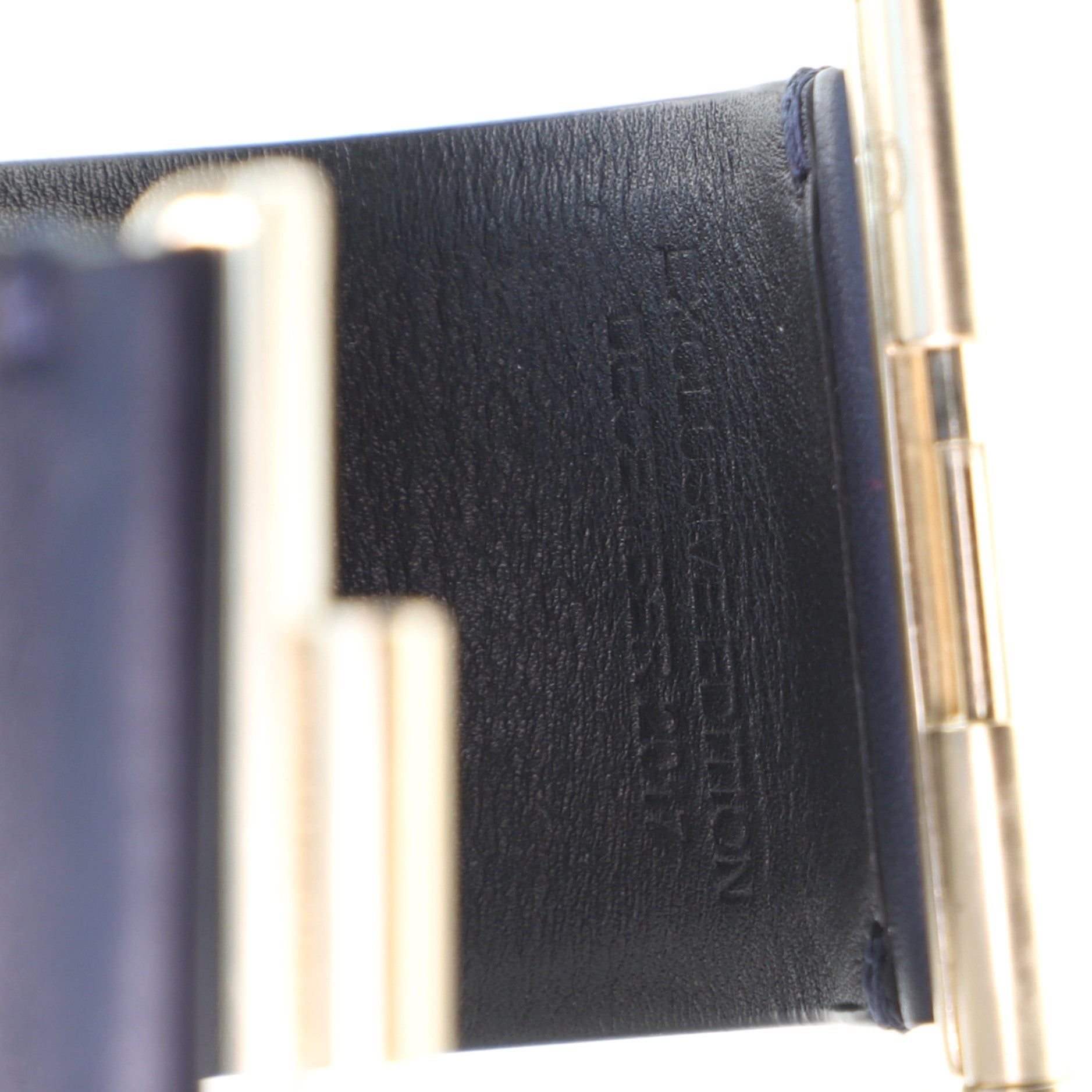 CC Cuff Bracelet Leather with Metal