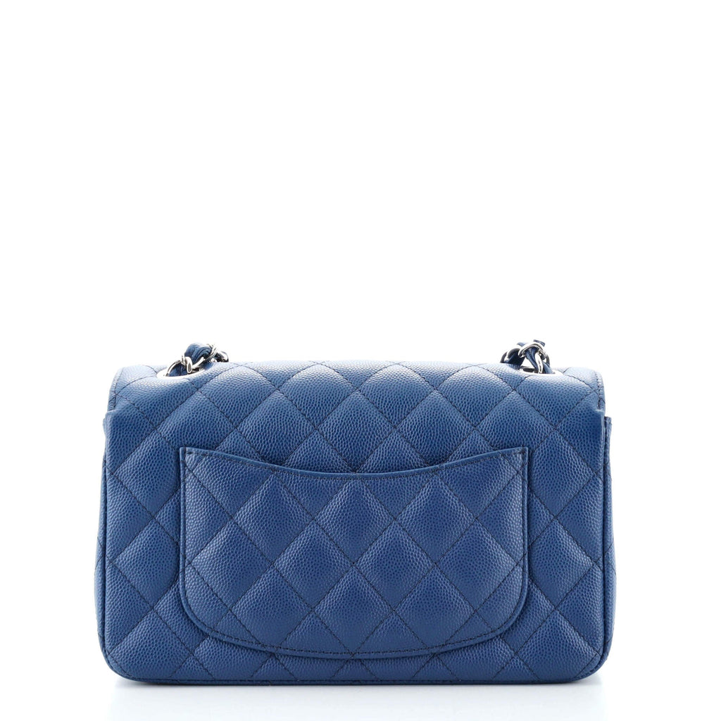 Classic Single Flap Bag Quilted Caviar Mini