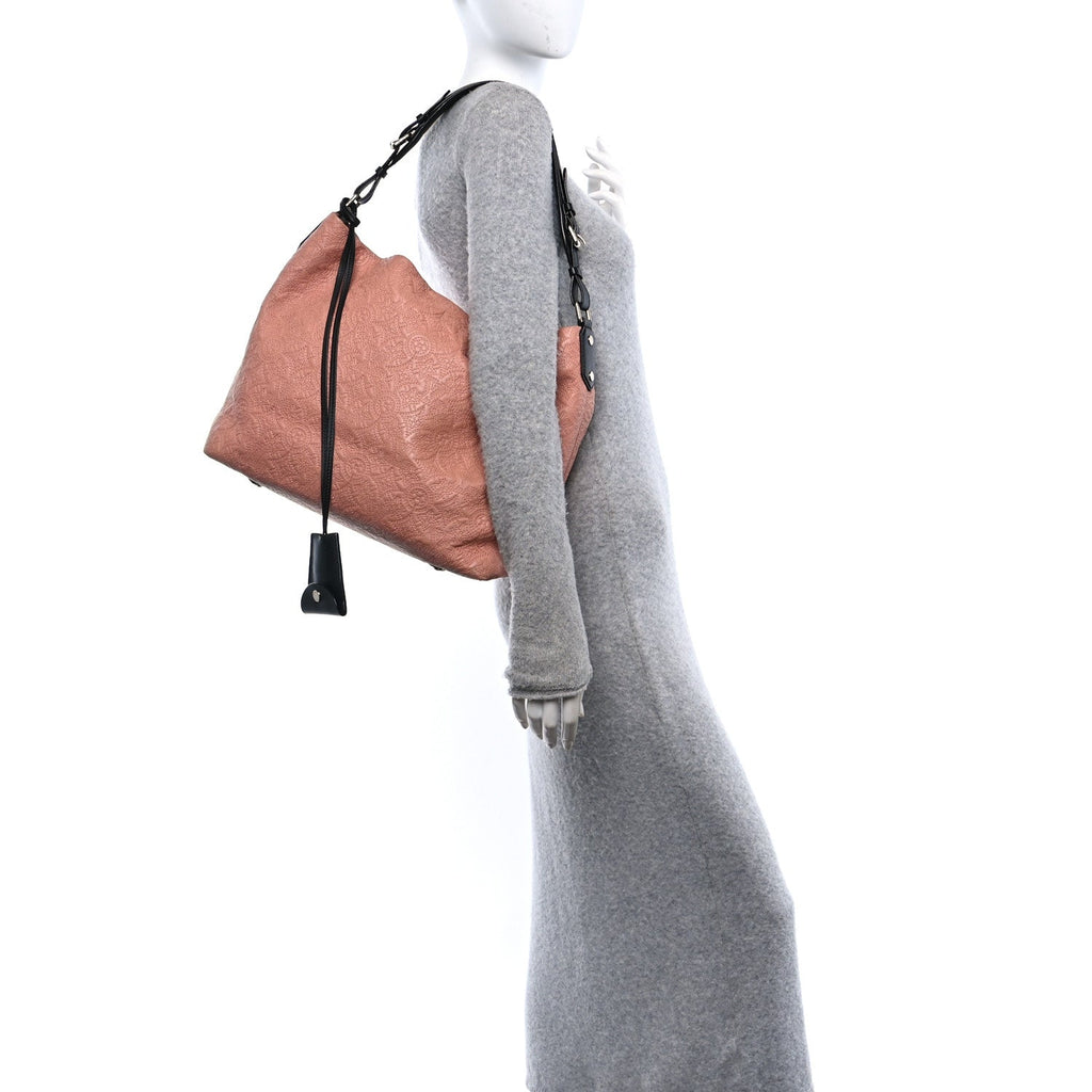Monogram Lambskin Antheia Hobo PM Rose