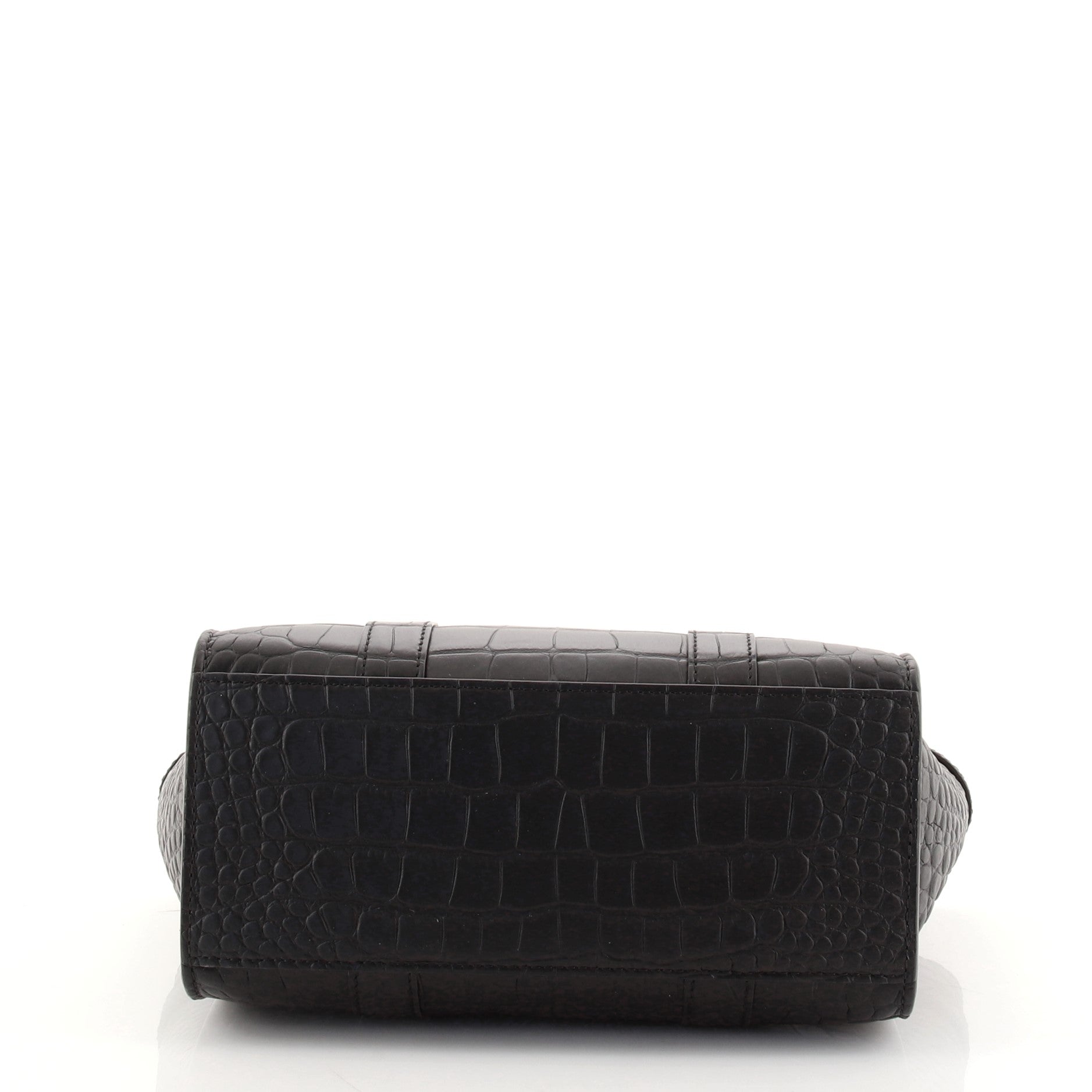 Bayswater Zipped Tote Crocodile Embossed Leather Mini
