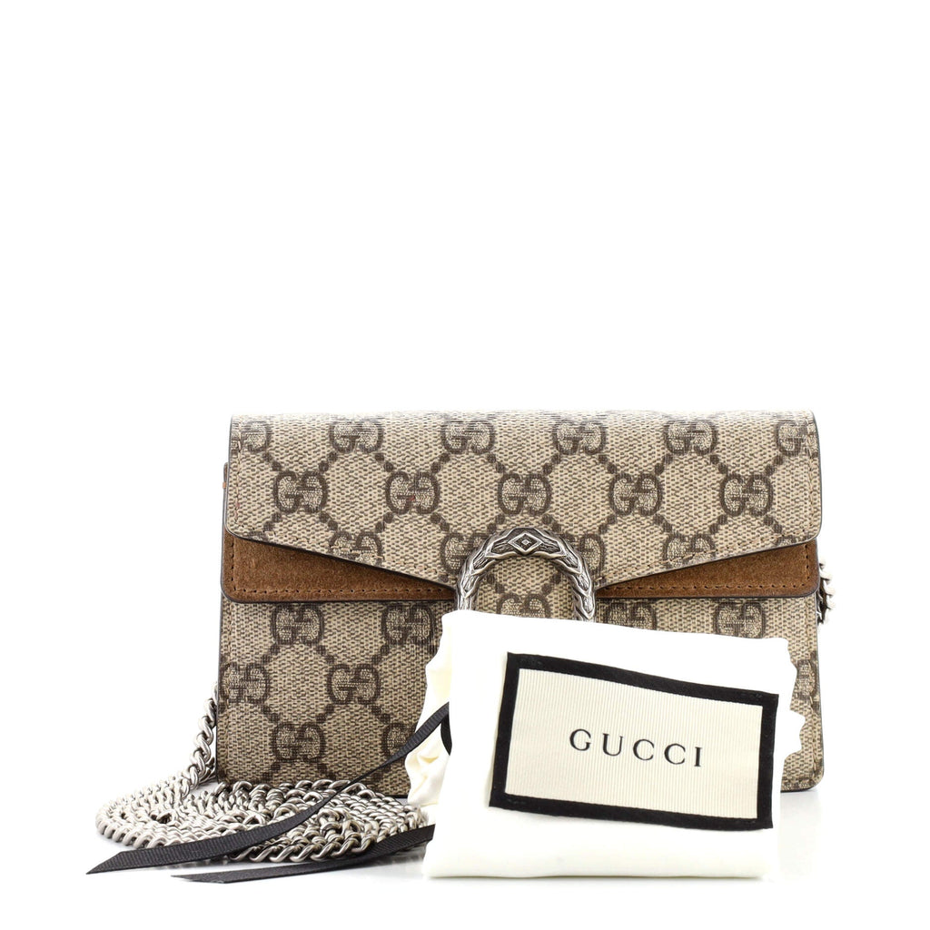 Dionysus Bag GG Coated Canvas Super Mini