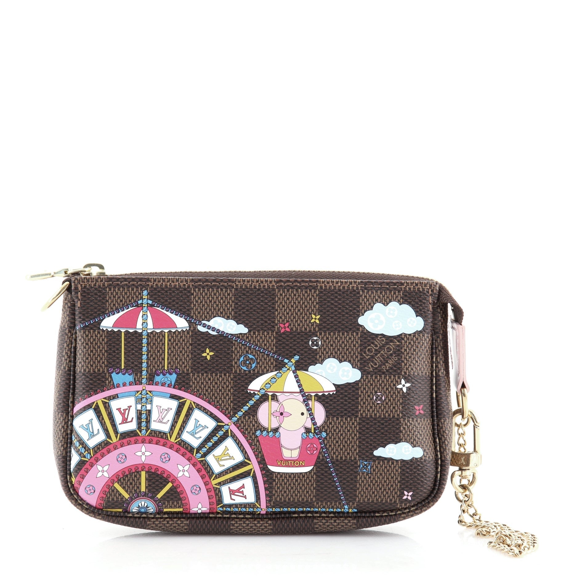 Pochette Accessoires Limited Edition Vivienne Xmas Damier Mini