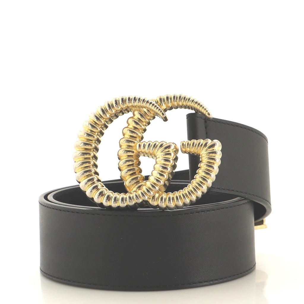 Torchon GG Marmont Belt Leather Wide 75