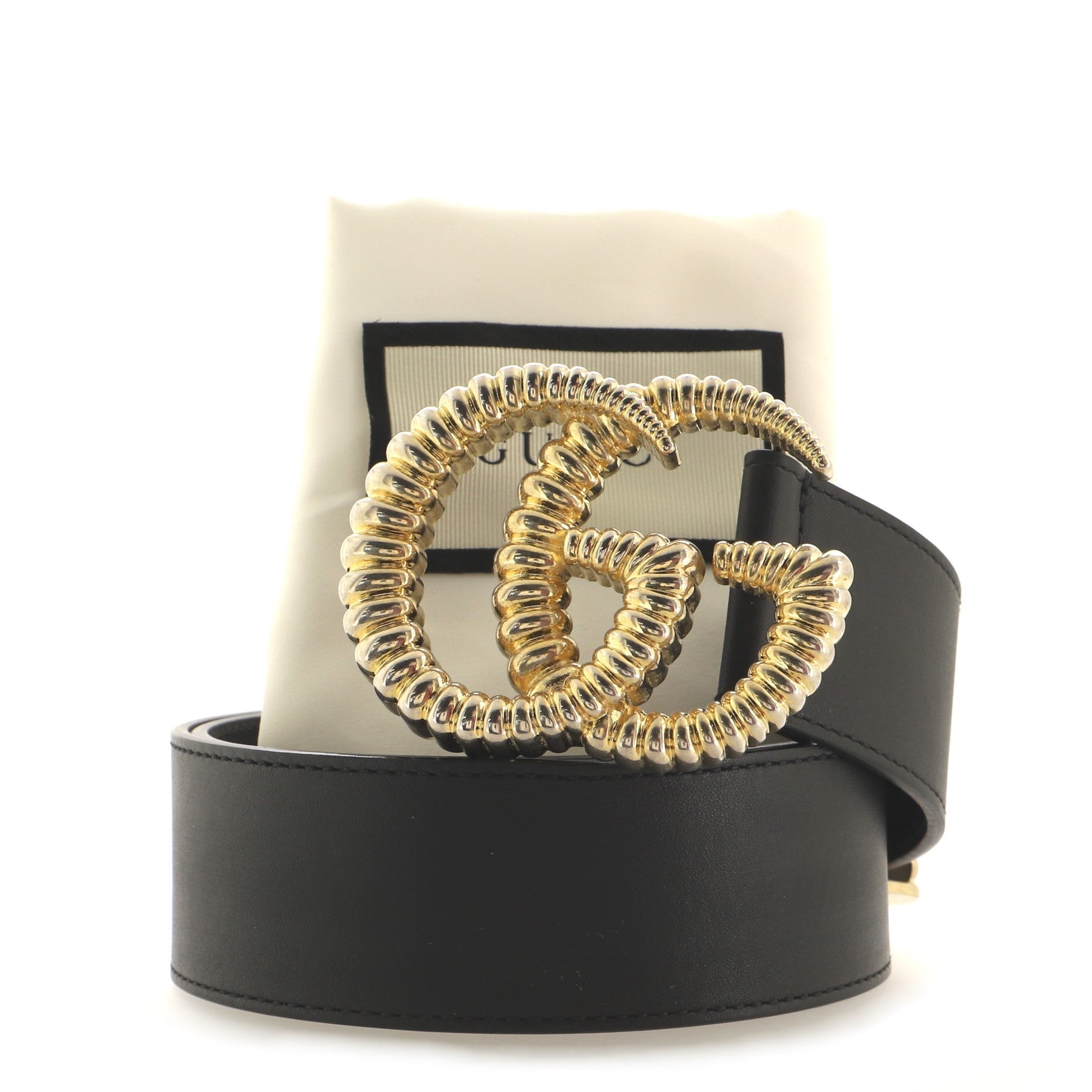 Torchon GG Marmont Belt Leather Wide 75