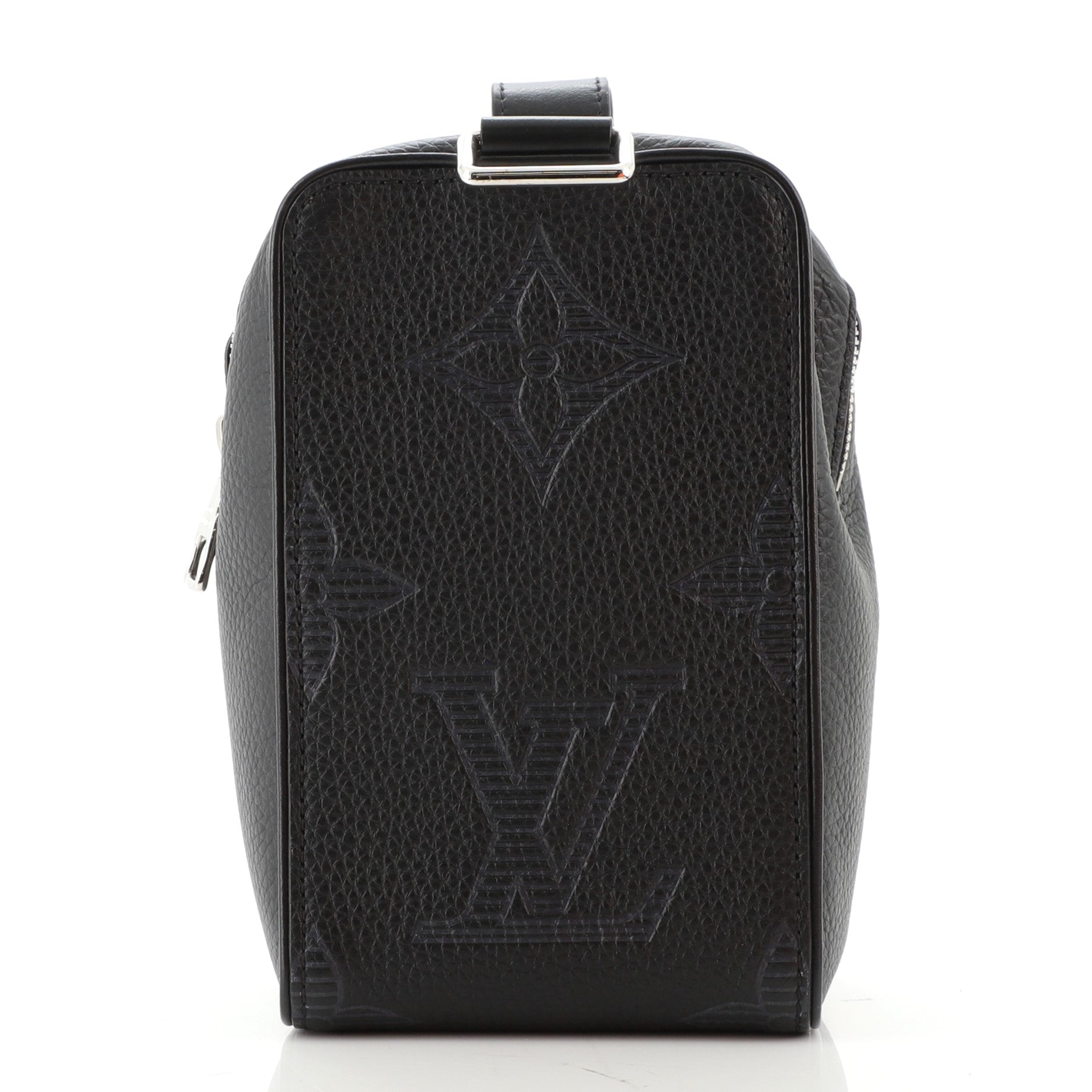 Wash Pouch Taurillon Shadow Leather