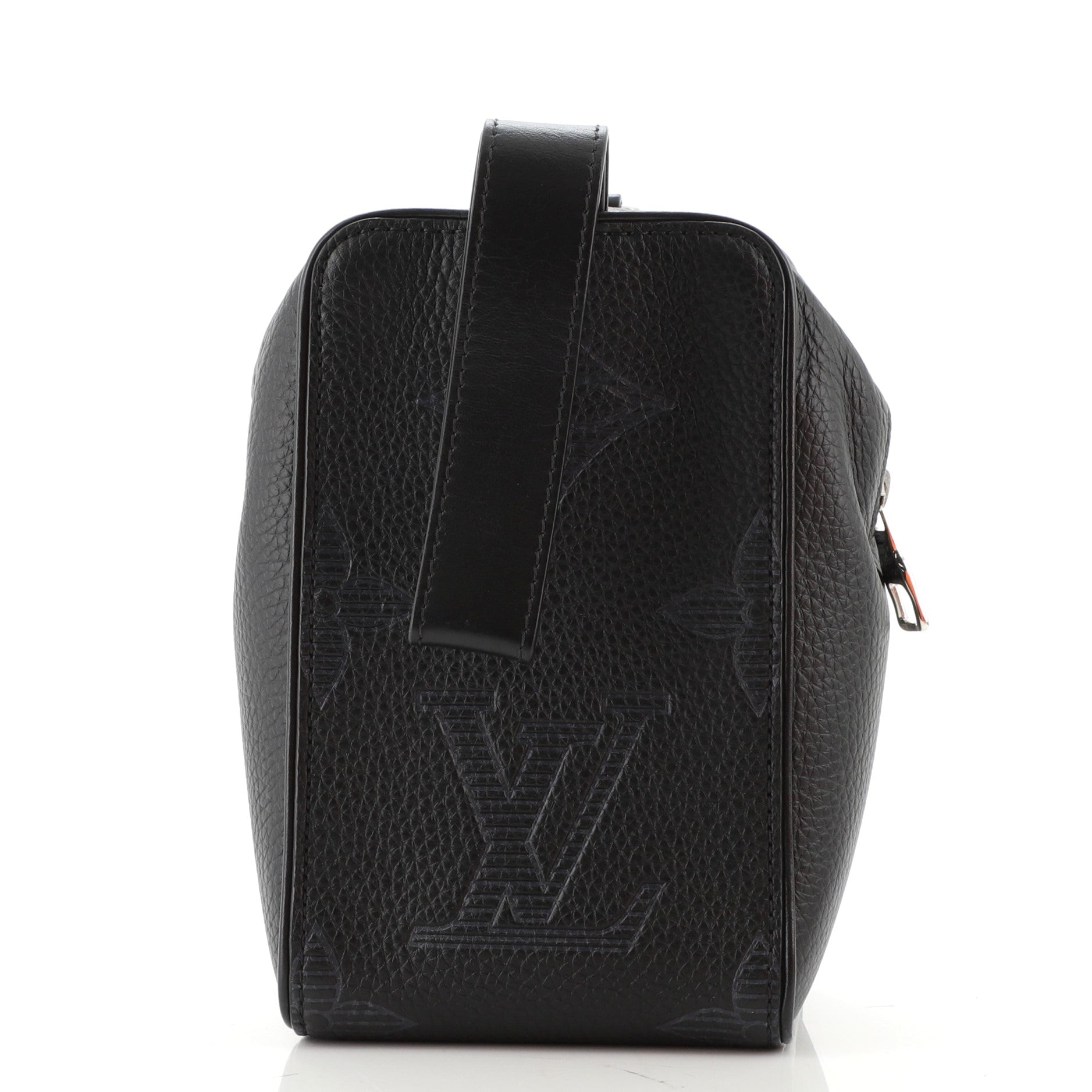 Wash Pouch Taurillon Shadow Leather