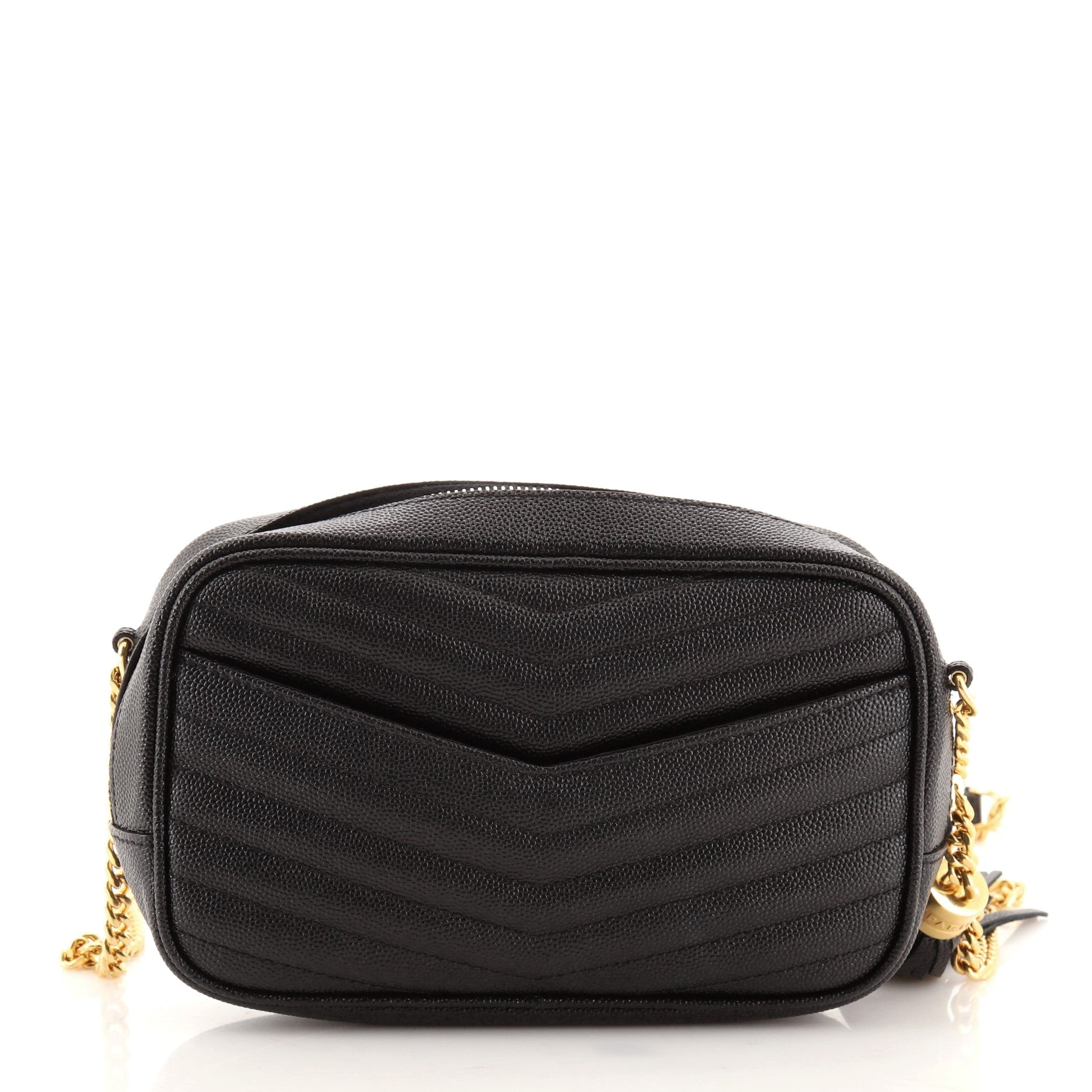 Lou Camera Bag Matelasse Chevron Leather Mini