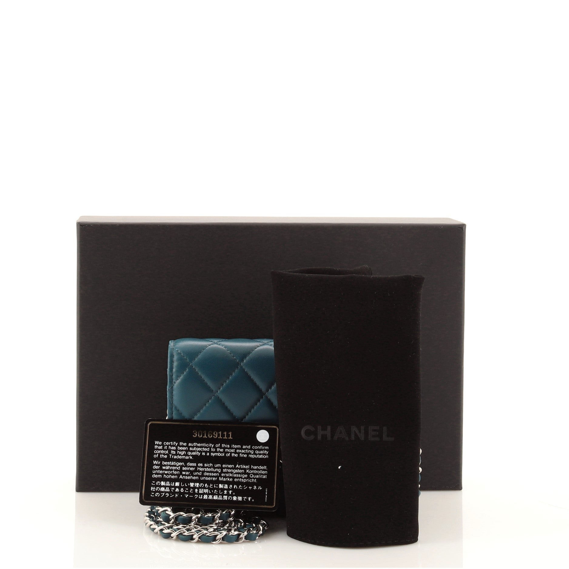 Wallet on Chain Quilted Lambskin Mini