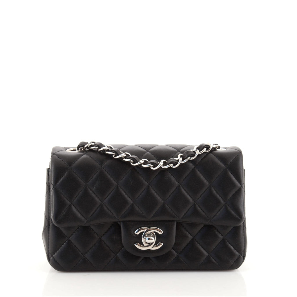 Classic Single Flap Bag Quilted Lambskin Mini
