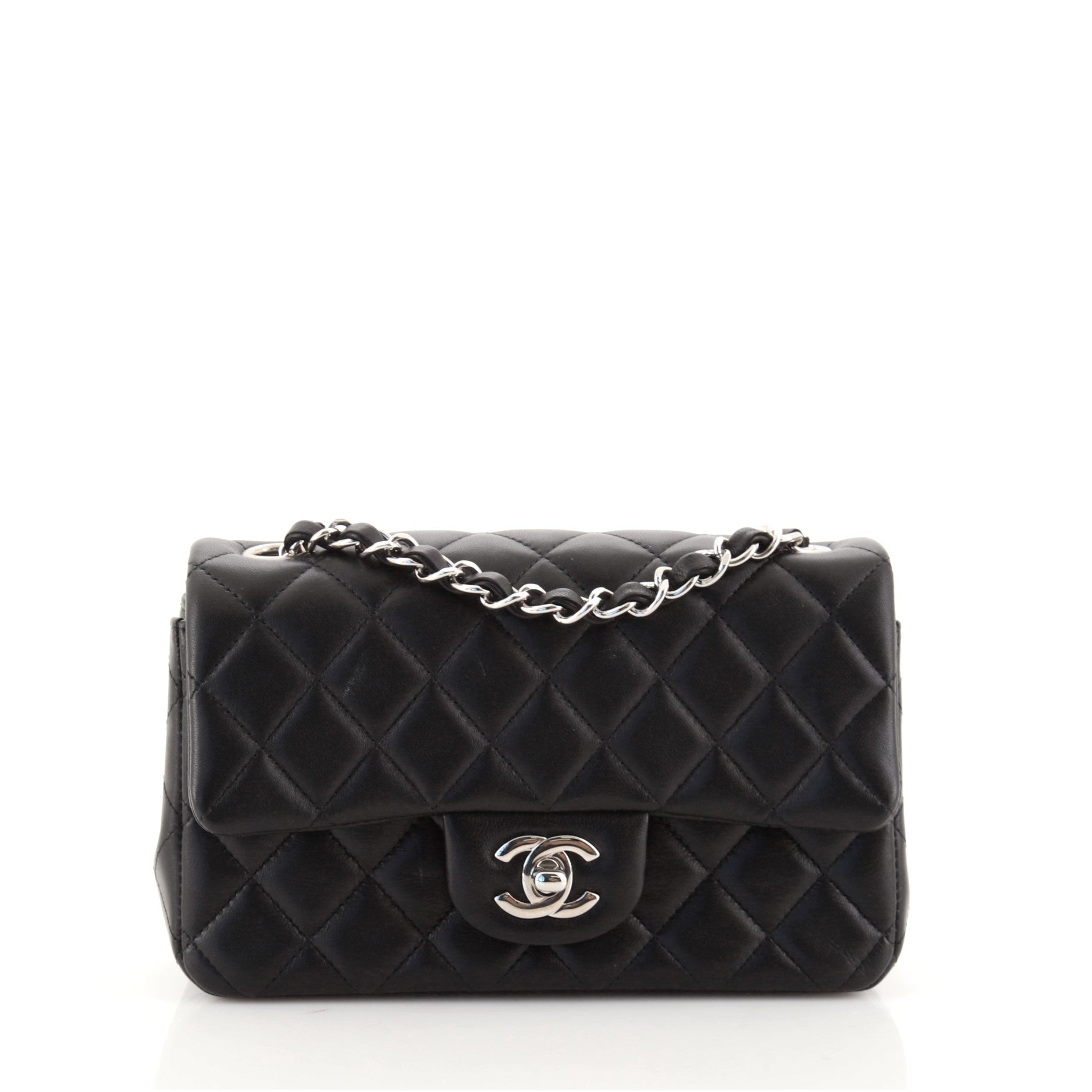 Classic Single Flap Bag Quilted Lambskin Mini